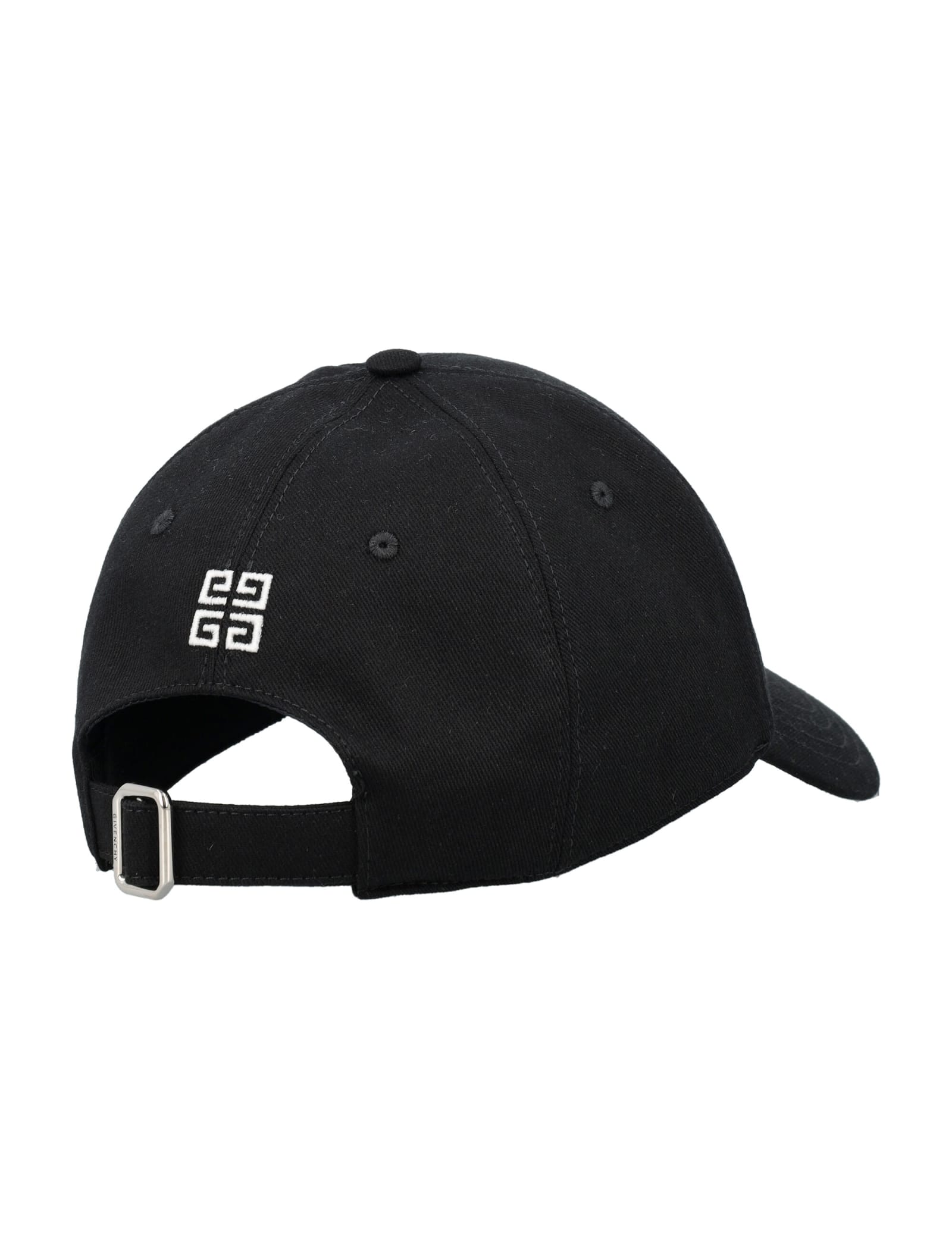 Shop Givenchy Logo Baseball Hat In Black