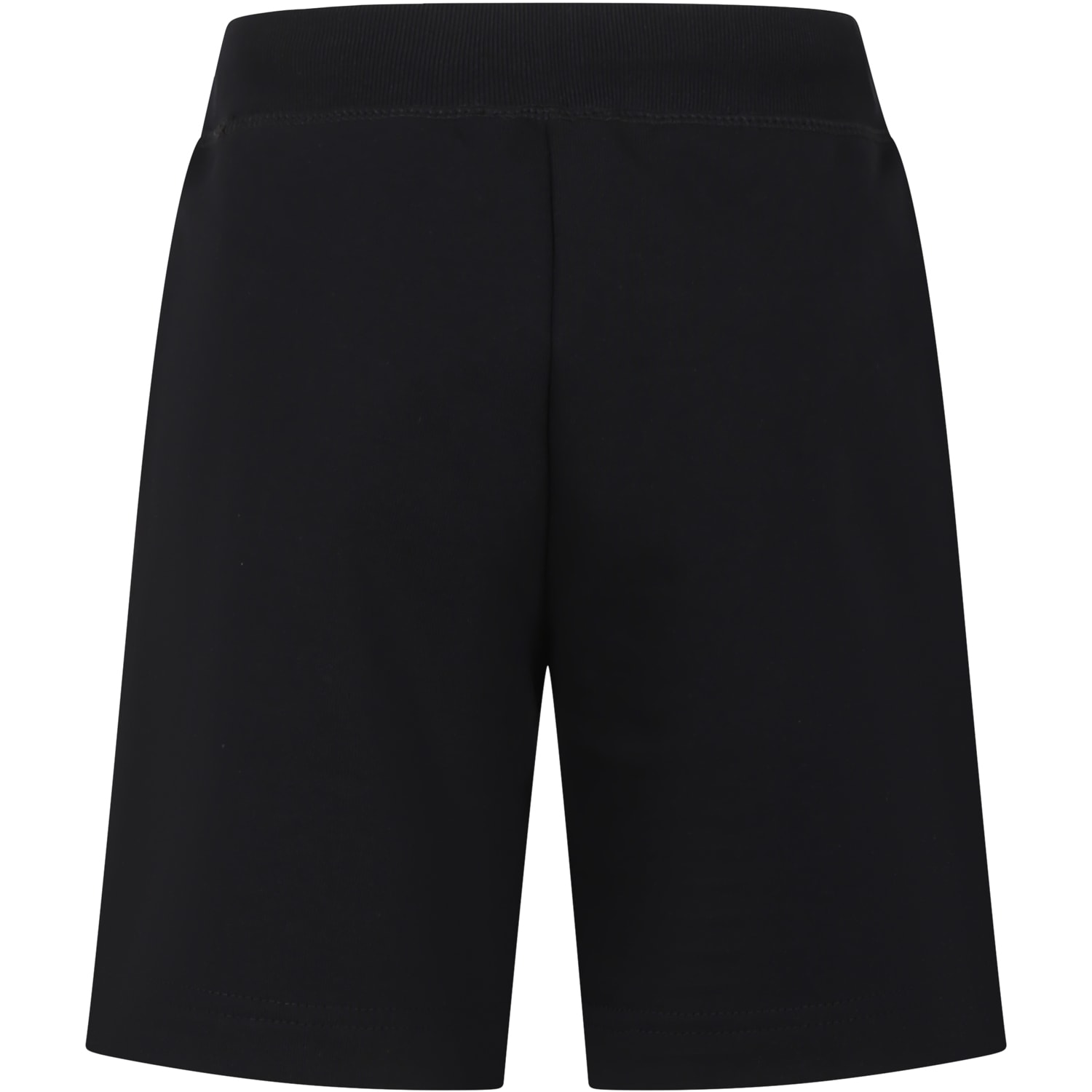 Shop Dsquared2 Black Shorts For Boy With Logo