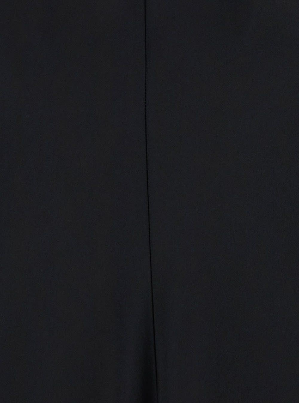 FORTE FORTE LONG BLACK DRESS WITH U NECK IN SATIN WOMAN