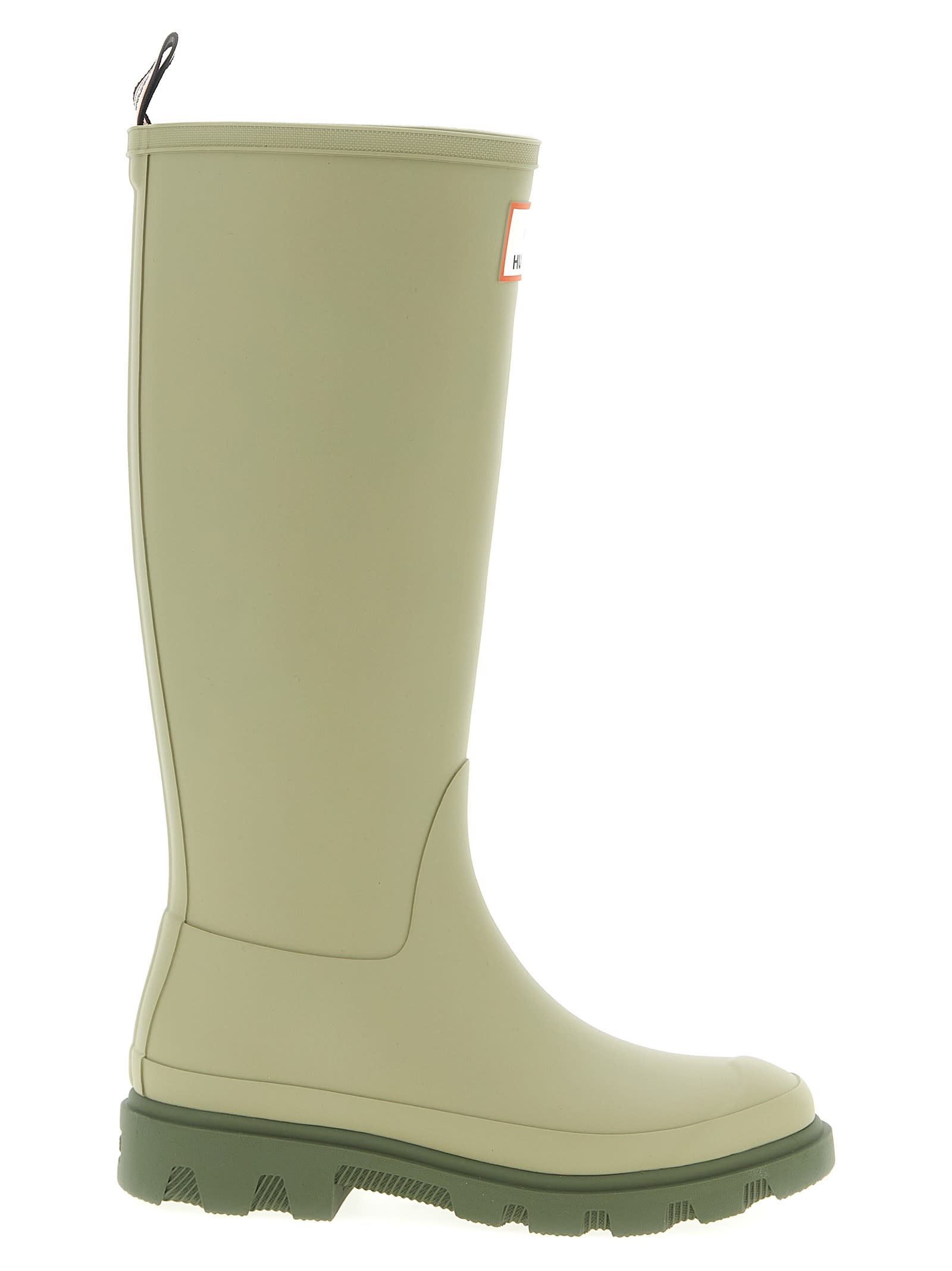 Maison Kitsuné X Hunter Downpour Boots In Green