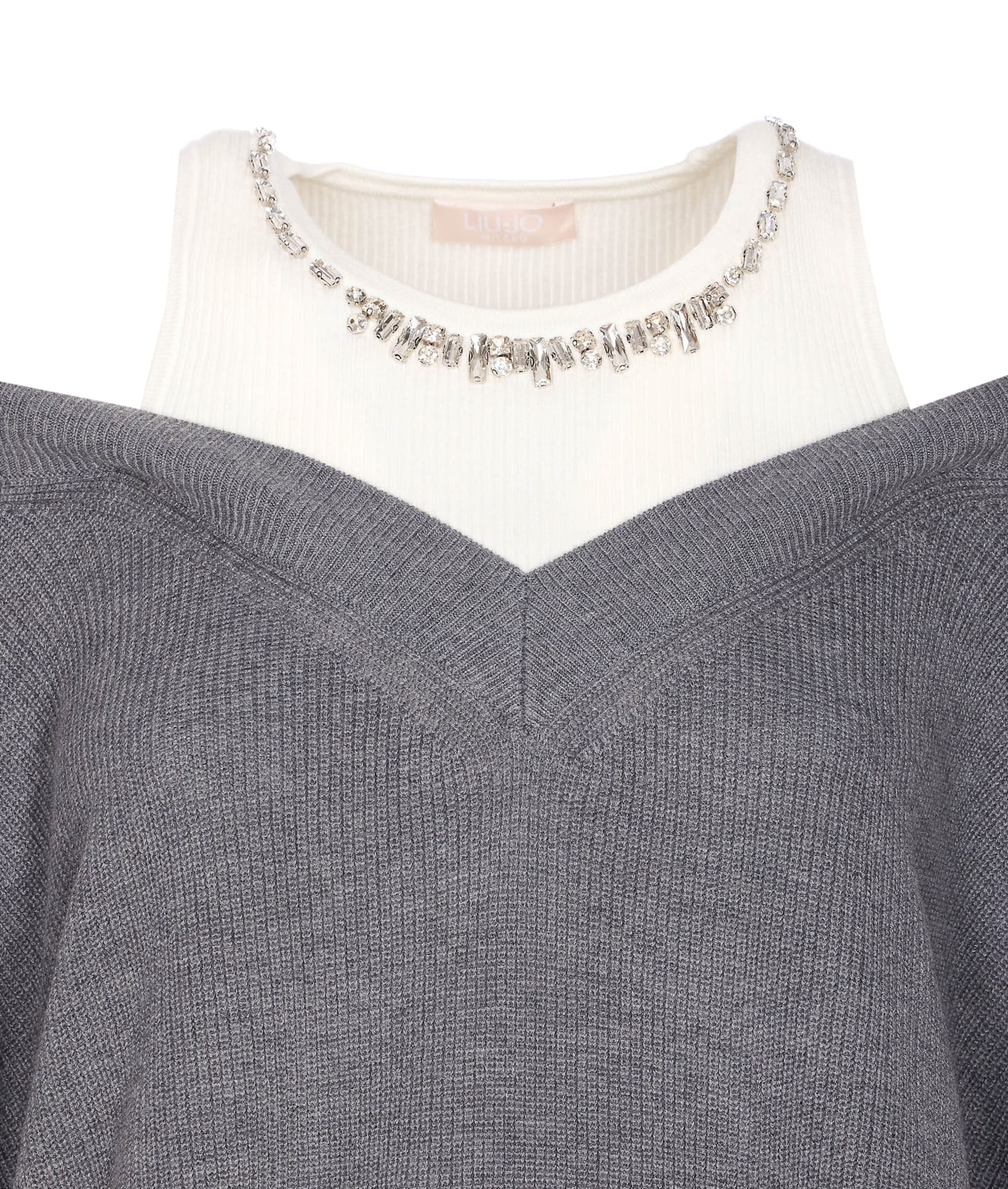 Liu •jo Sweatshirt Liu Jo Woman Color Grey In Gray