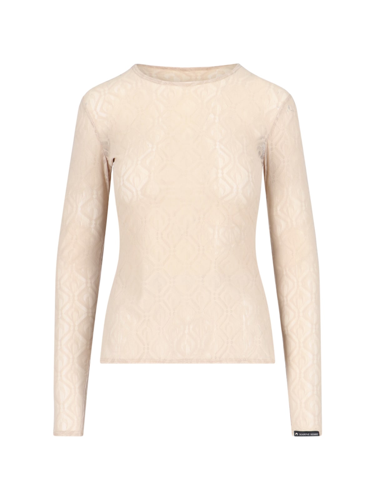 Marine Serre Top  Damen Farbe Beige In Beige