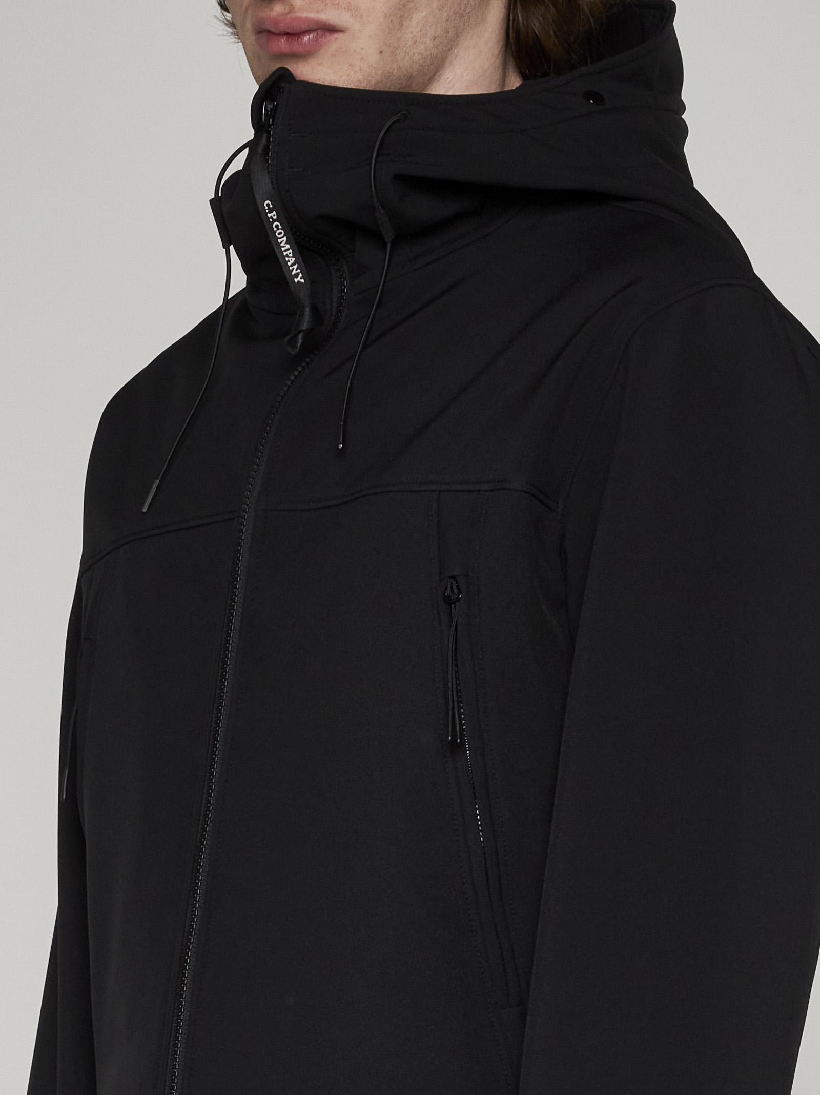 Shop C.p. Company Shell-r Goggle Jacket In Black