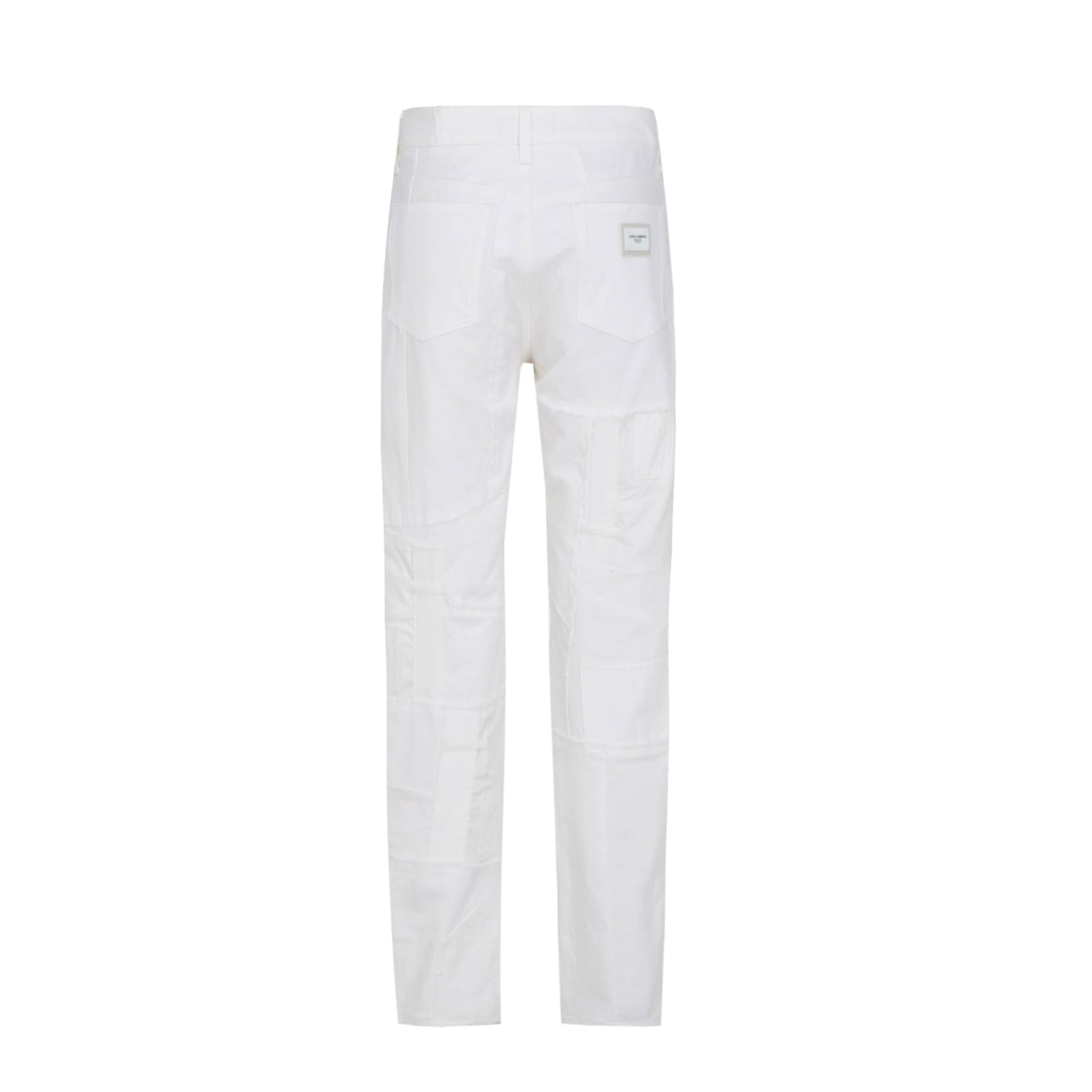 Shop Dolce & Gabbana Denim Jeans In White