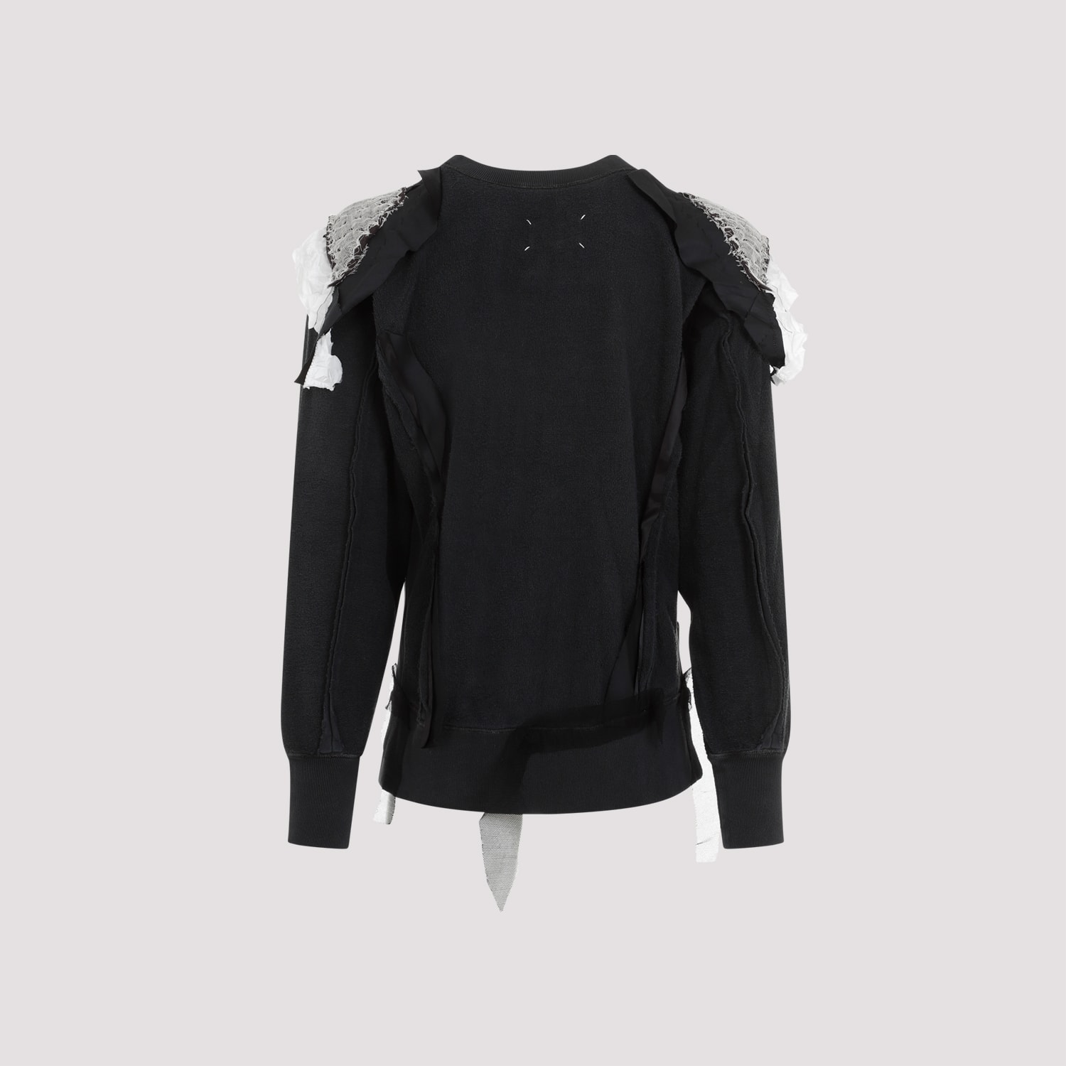 Shop Maison Margiela Sweatshirt In Charcoal