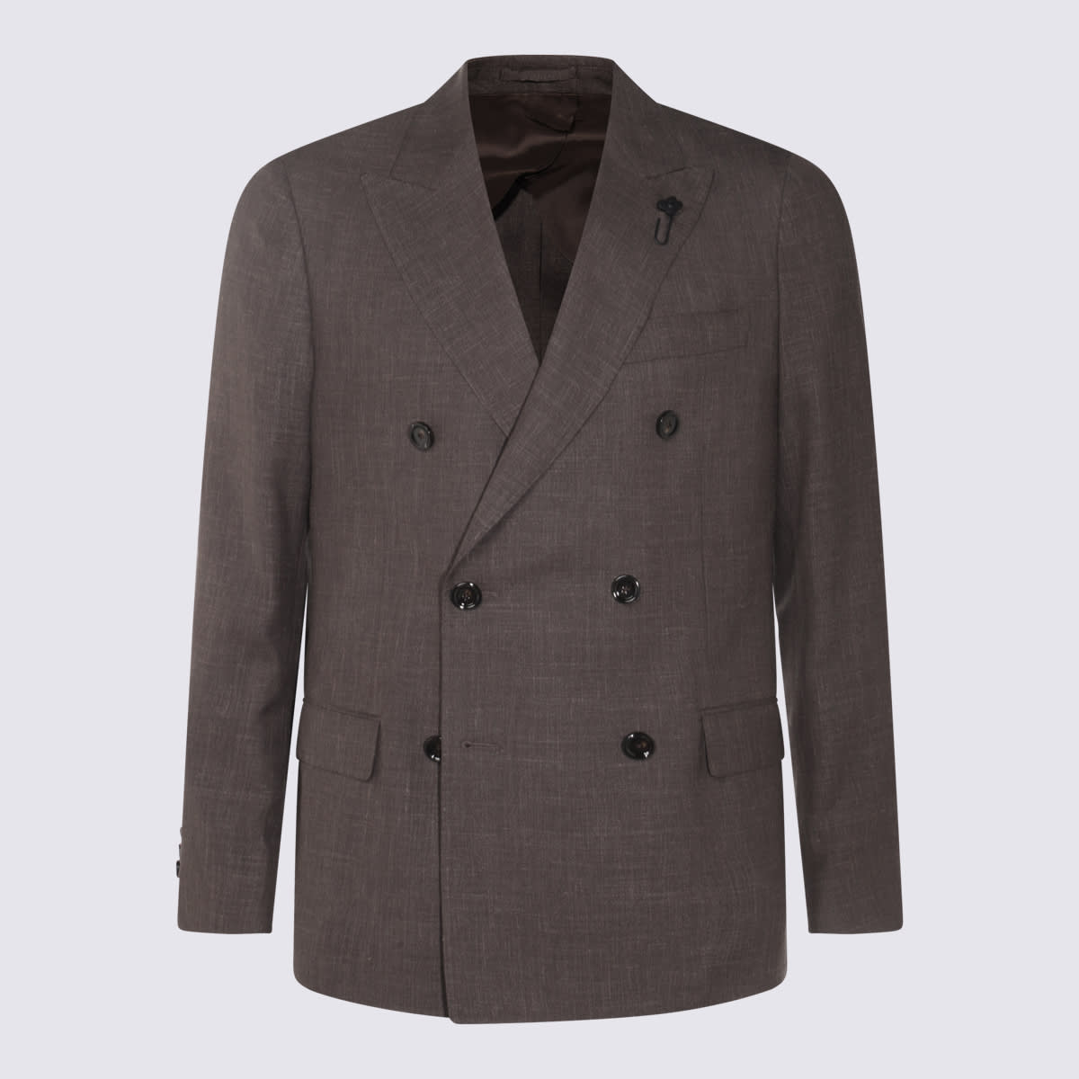 Lardini Dresses Dark Brown In Dark Brown