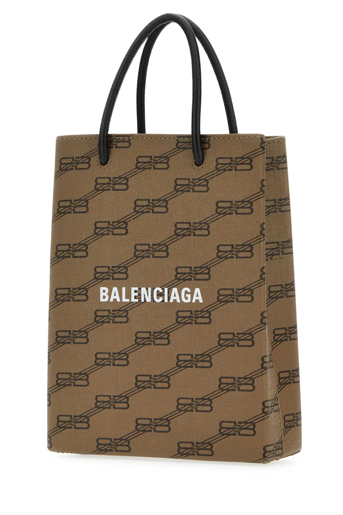 Shop Balenciaga Printed Canvas Phone Case In 2762