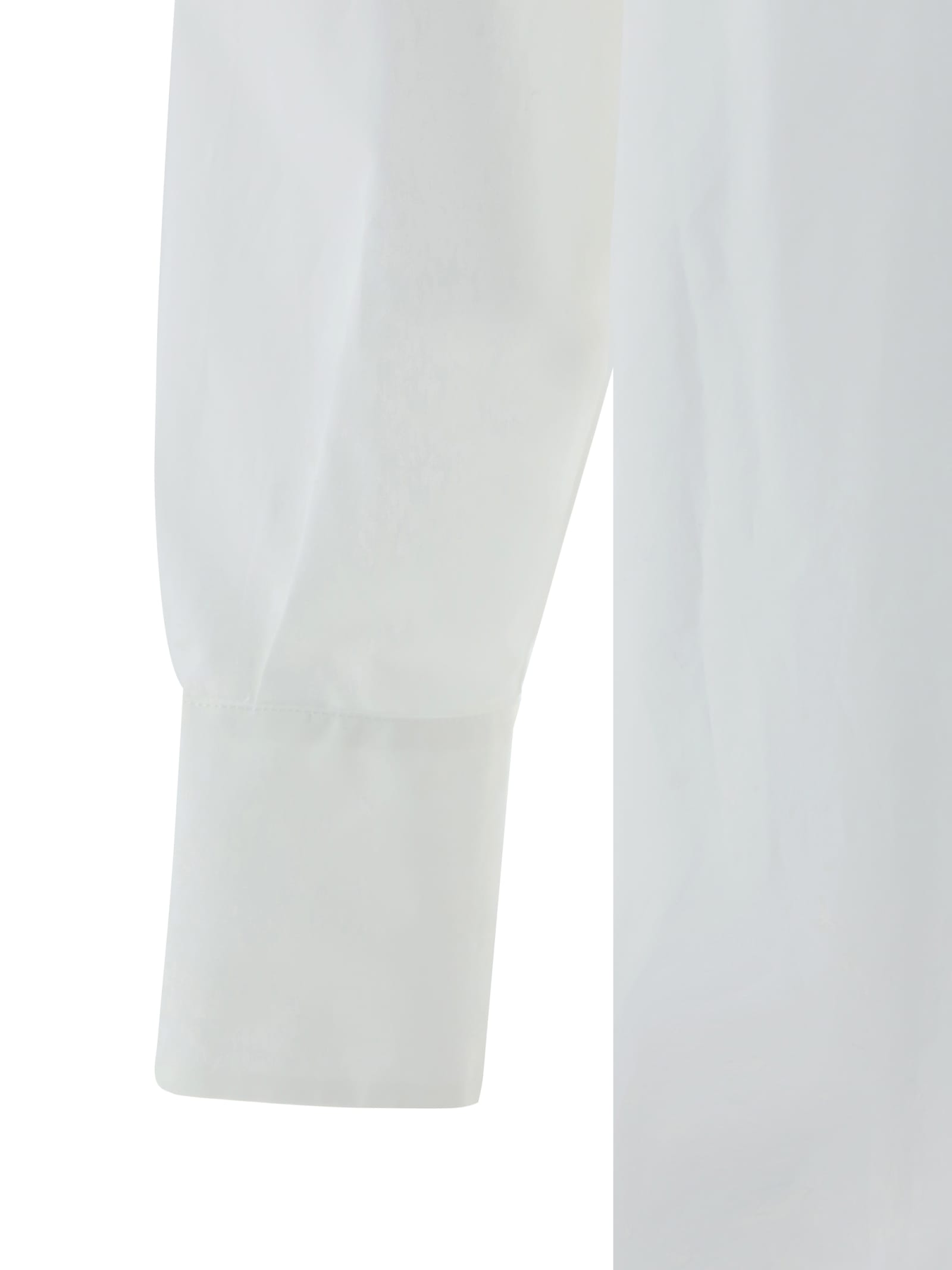 Shop Fabiana Filippi Shirt In Bianco Ottico
