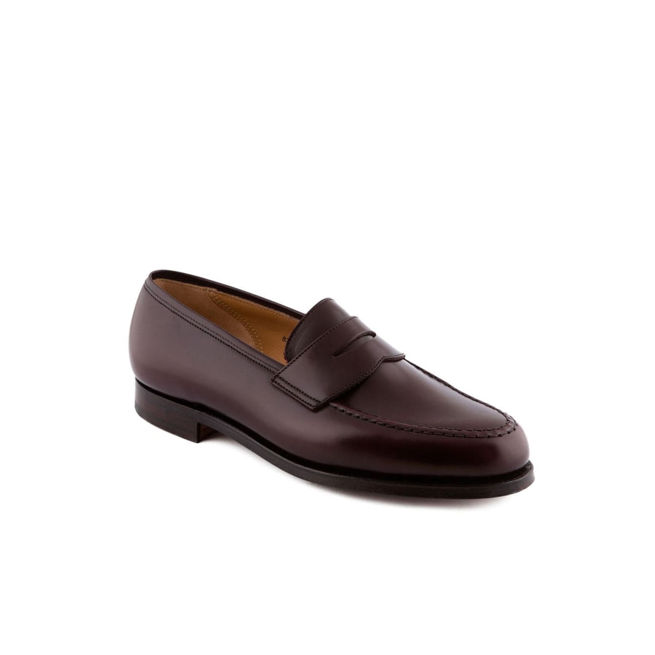 Boston Burgundy Cavalry Polished Calf Penny Loafer