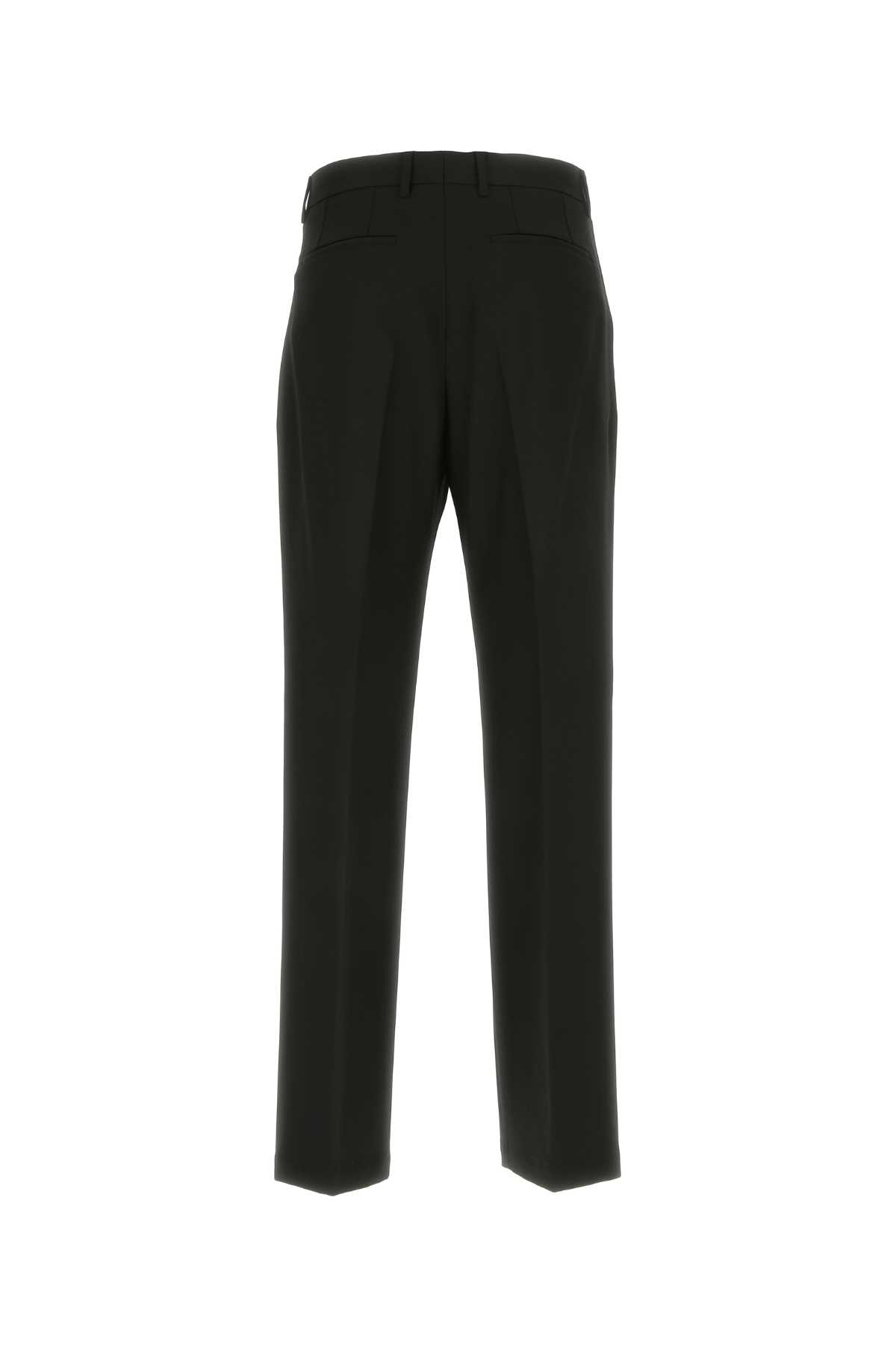 Burberry Black Wool Trouser In A1189