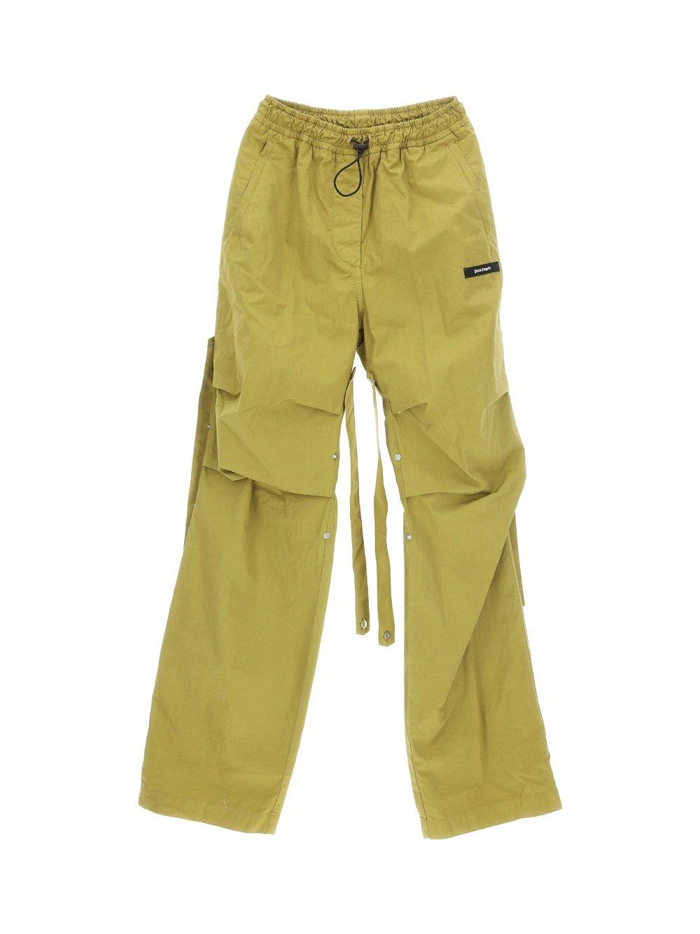 Graphic Printed Drawstring Cargo Trousers