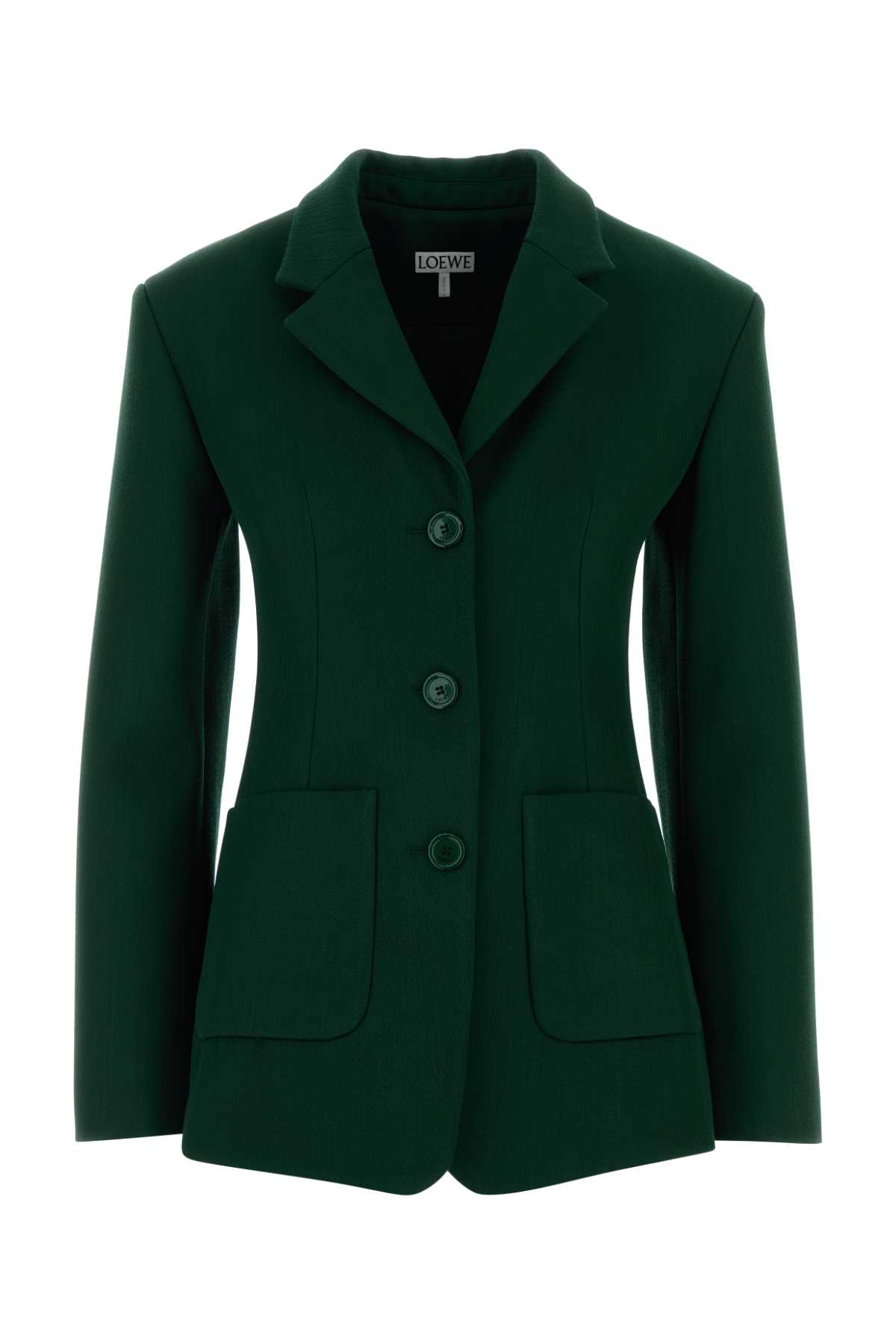 Loewe Dark Green Wool Blend Blazer
