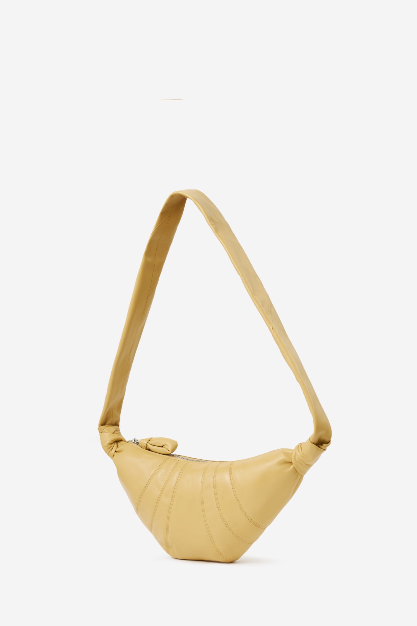 Shop Lemaire Small Croissant Bag In Ocher