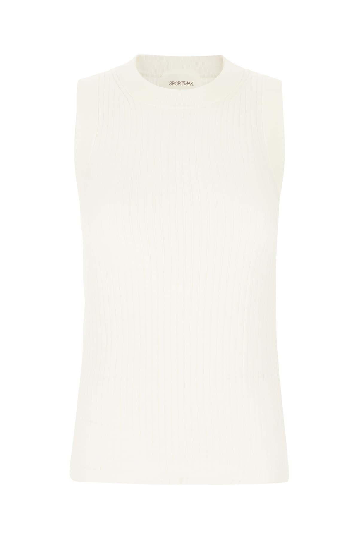 Sportmax White Cotton Toledo Top In 001