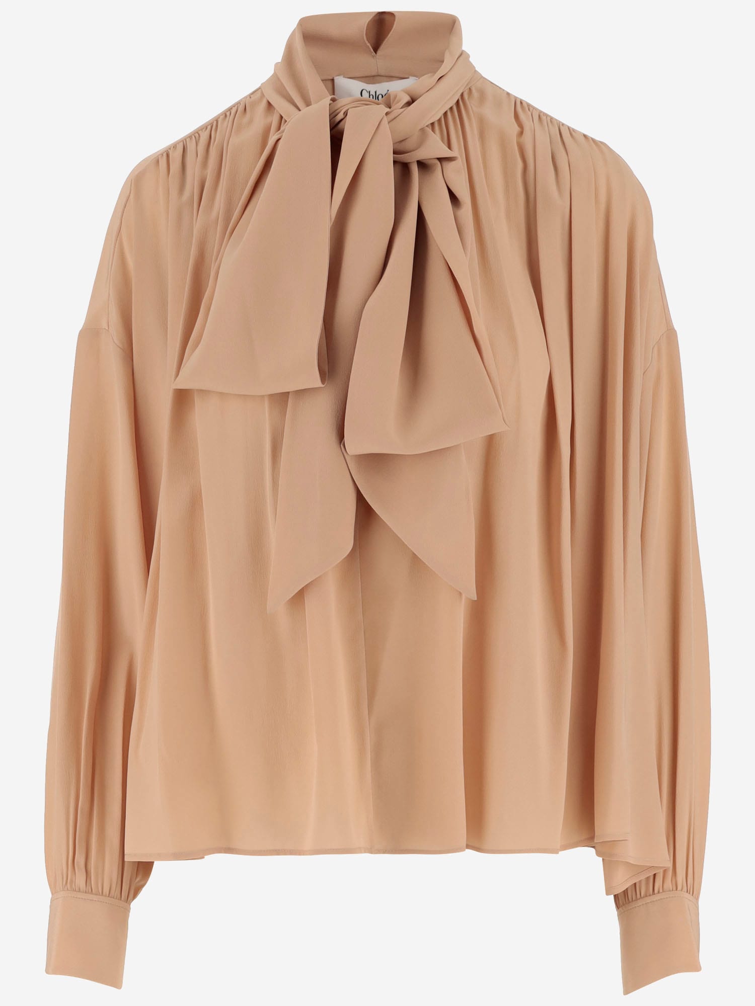 Chloé Silk Georgette Boxy Blouse