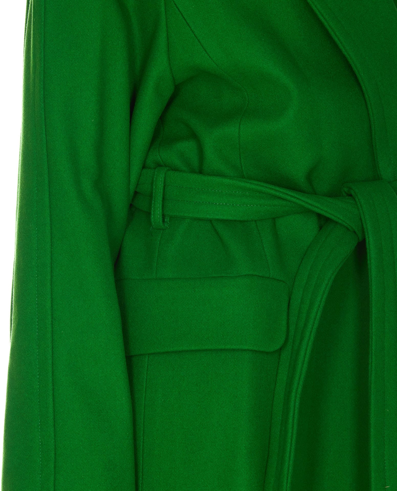 Shop Apc Coat Coat In Green