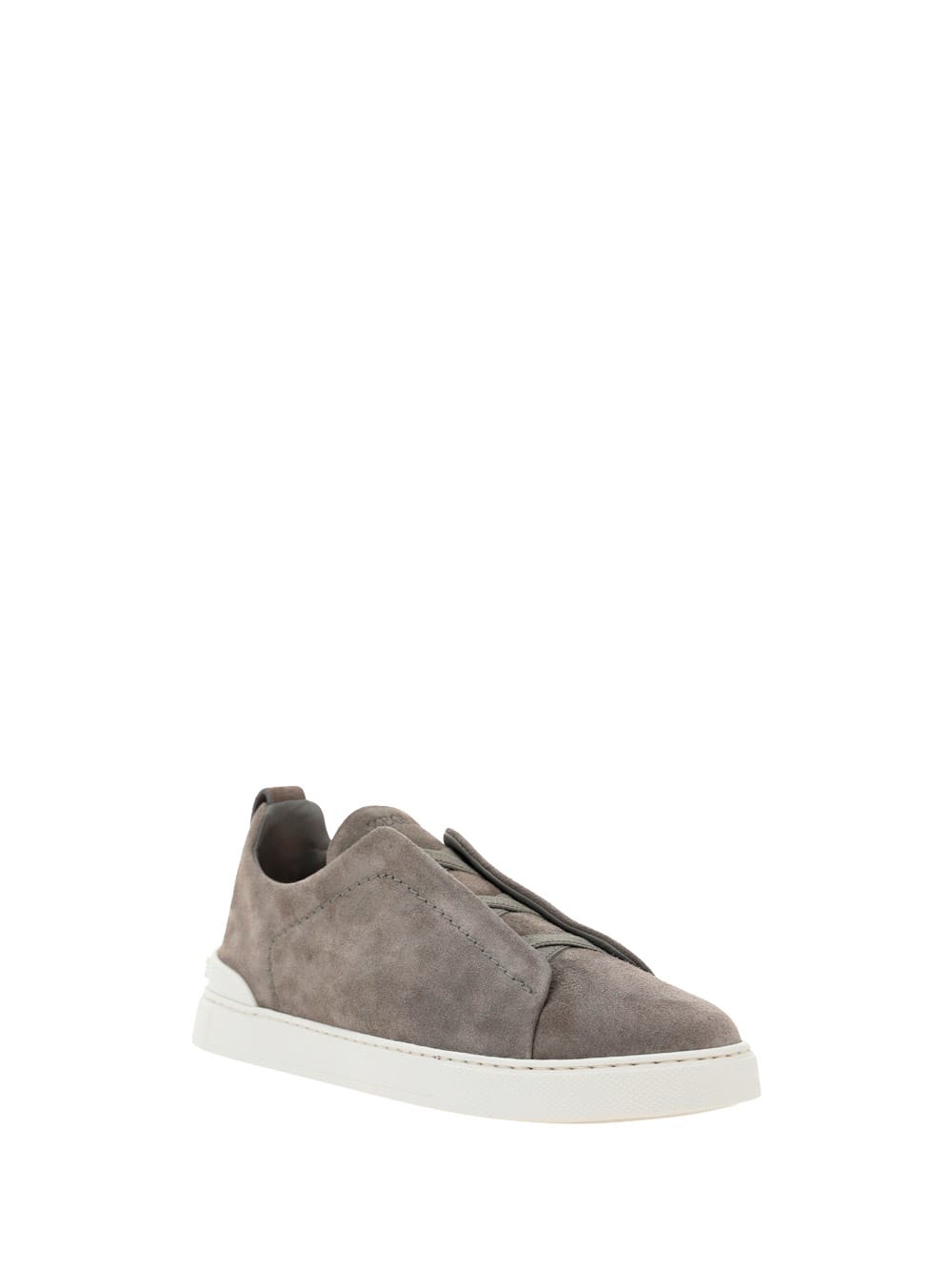 Shop Zegna Sneakers In Grey