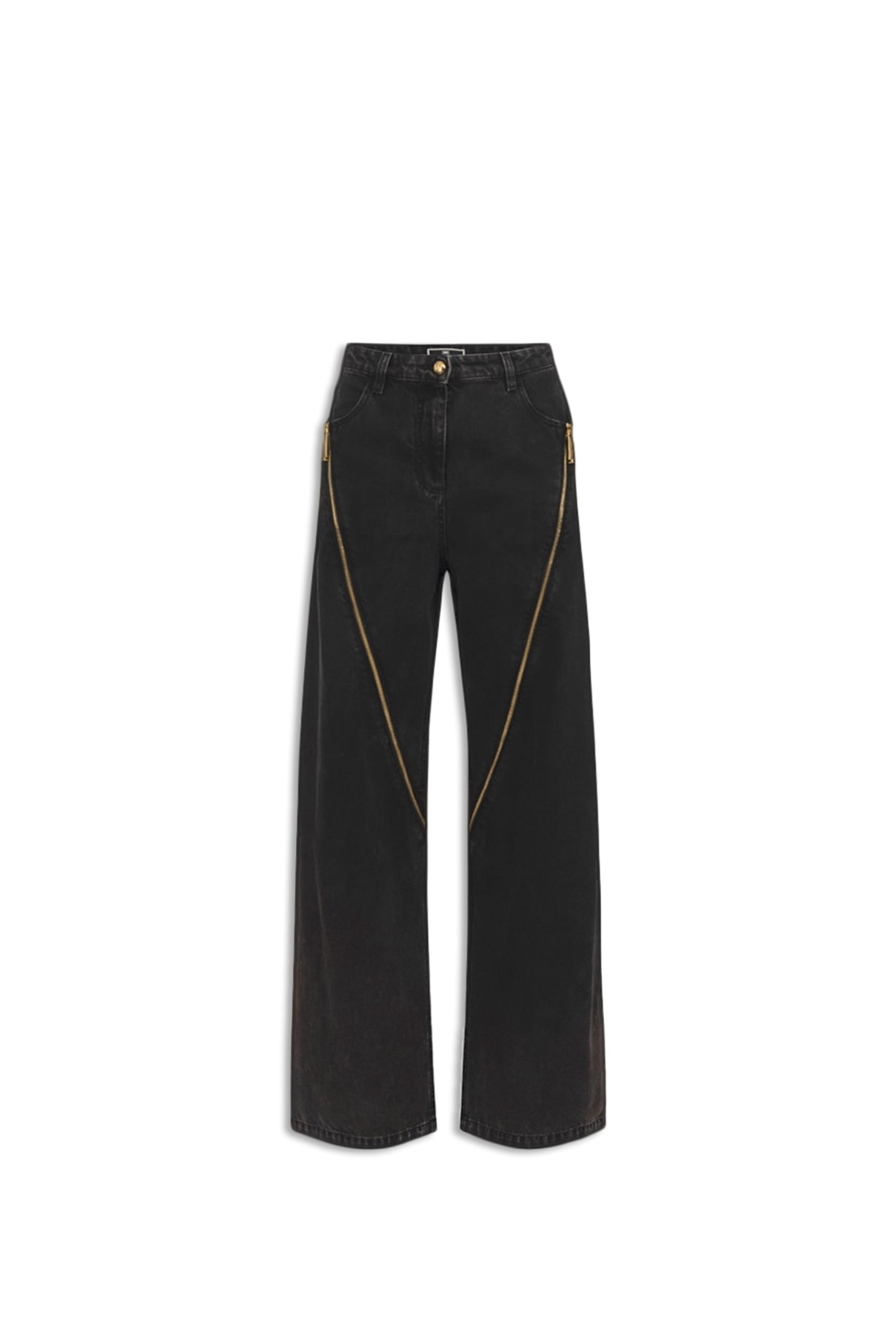 Shop Elisabetta Franchi Jeans In Black