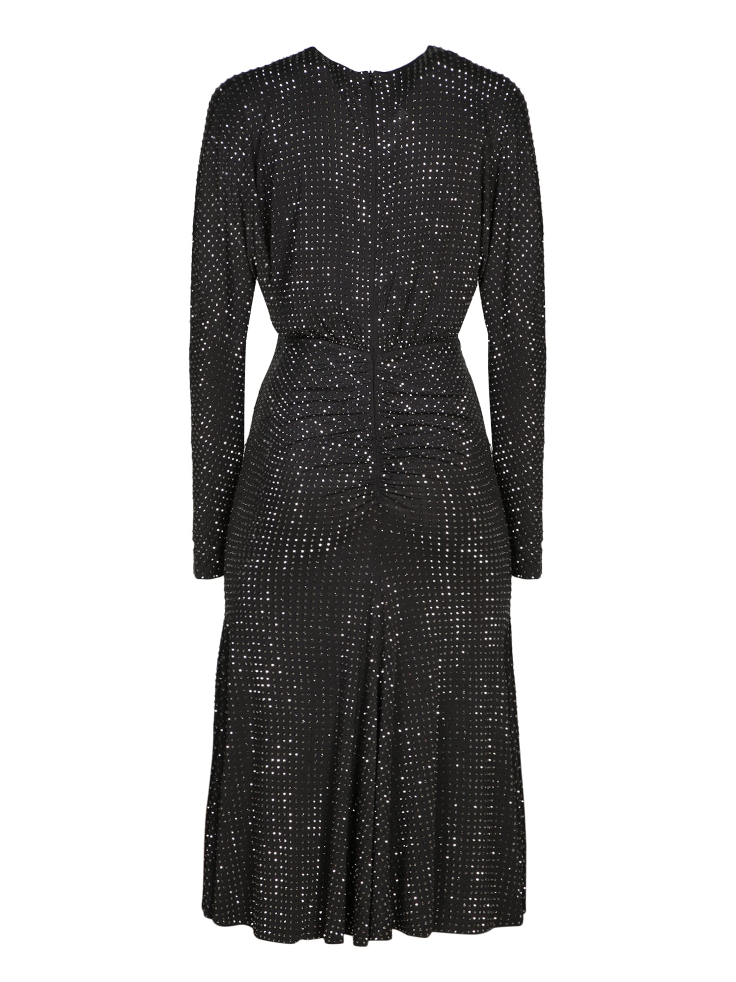 Shop Pinko Black Strass Dress