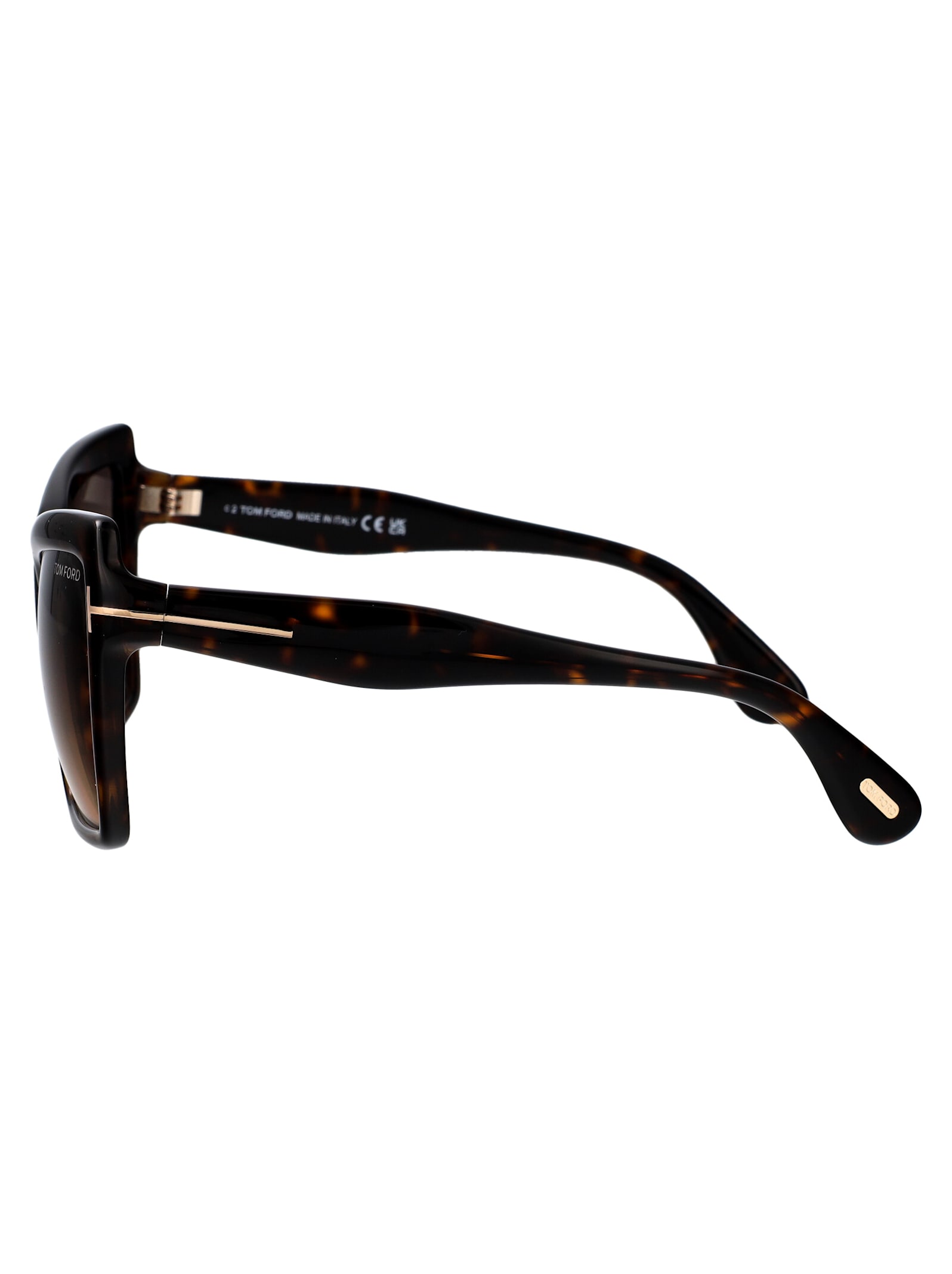Tom Ford Cat-eye Frame Sunglasses In Havana