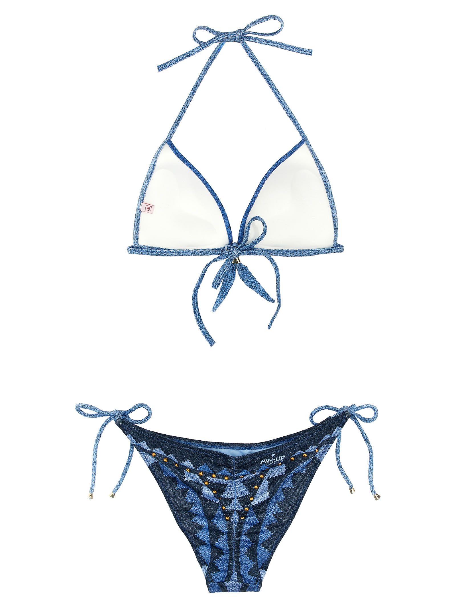 Pin Up Stars Intreccio Africano Bikini In Blue