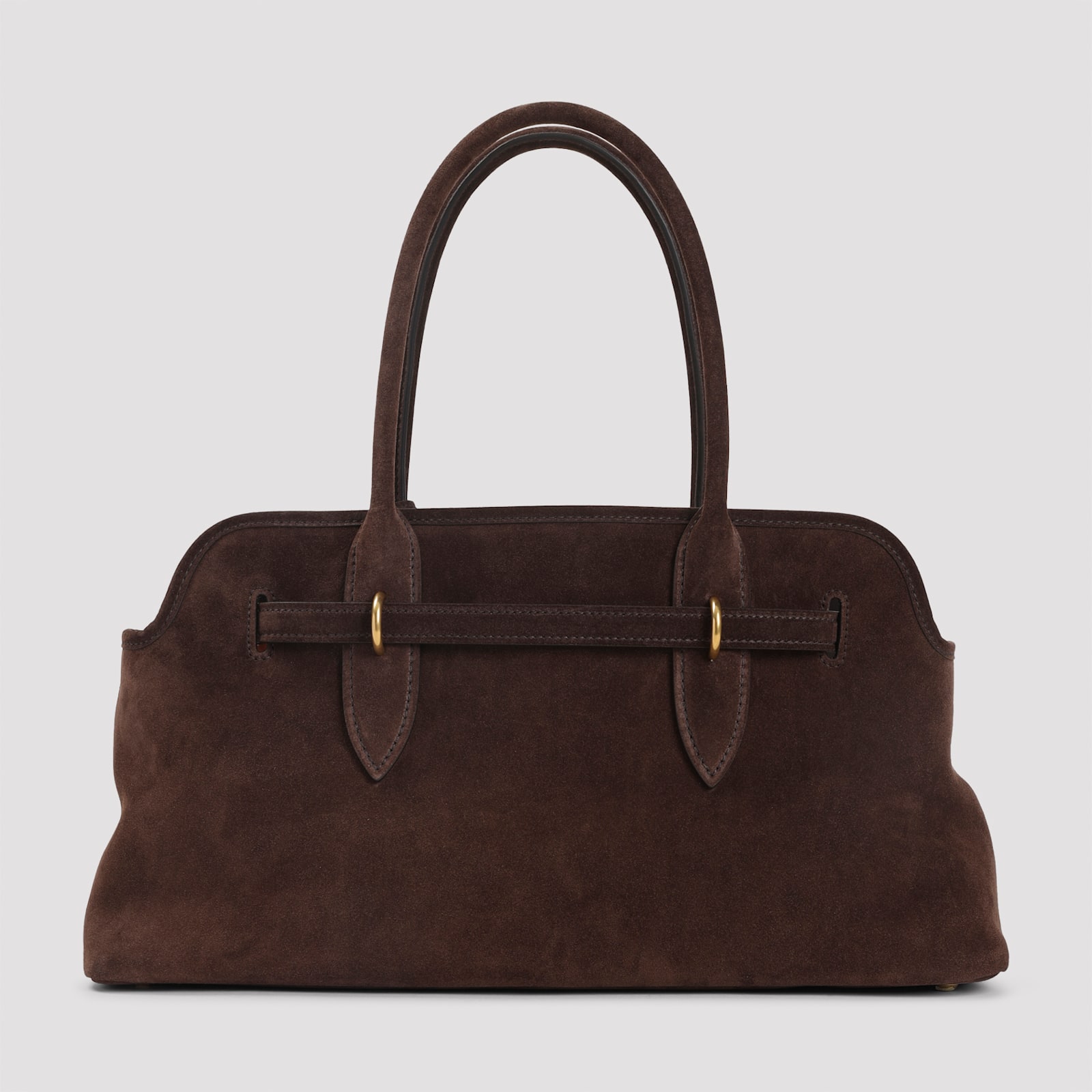 Miu Miu Dark Brown Aventure Shoulder Bag In Brown