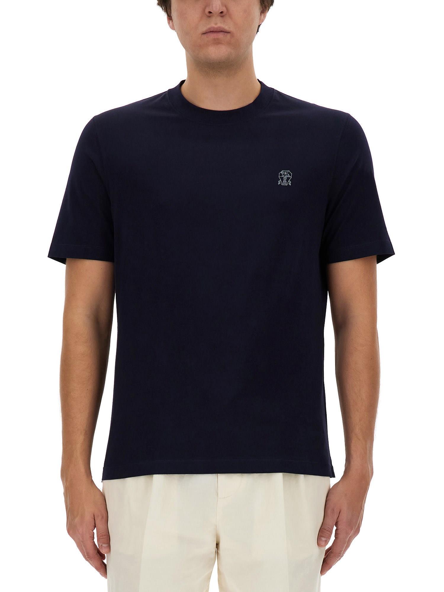 Shop Brunello Cucinelli T-shirt With Logo