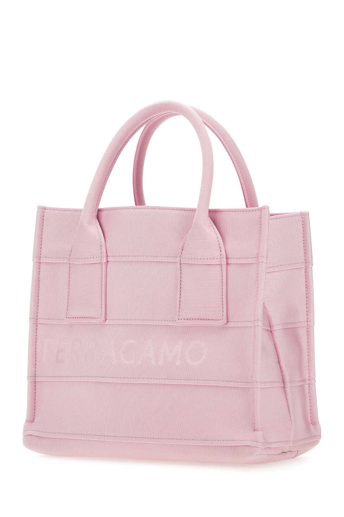 Shop Ferragamo Pink Fabric Beach S Handbag In Bubblegum