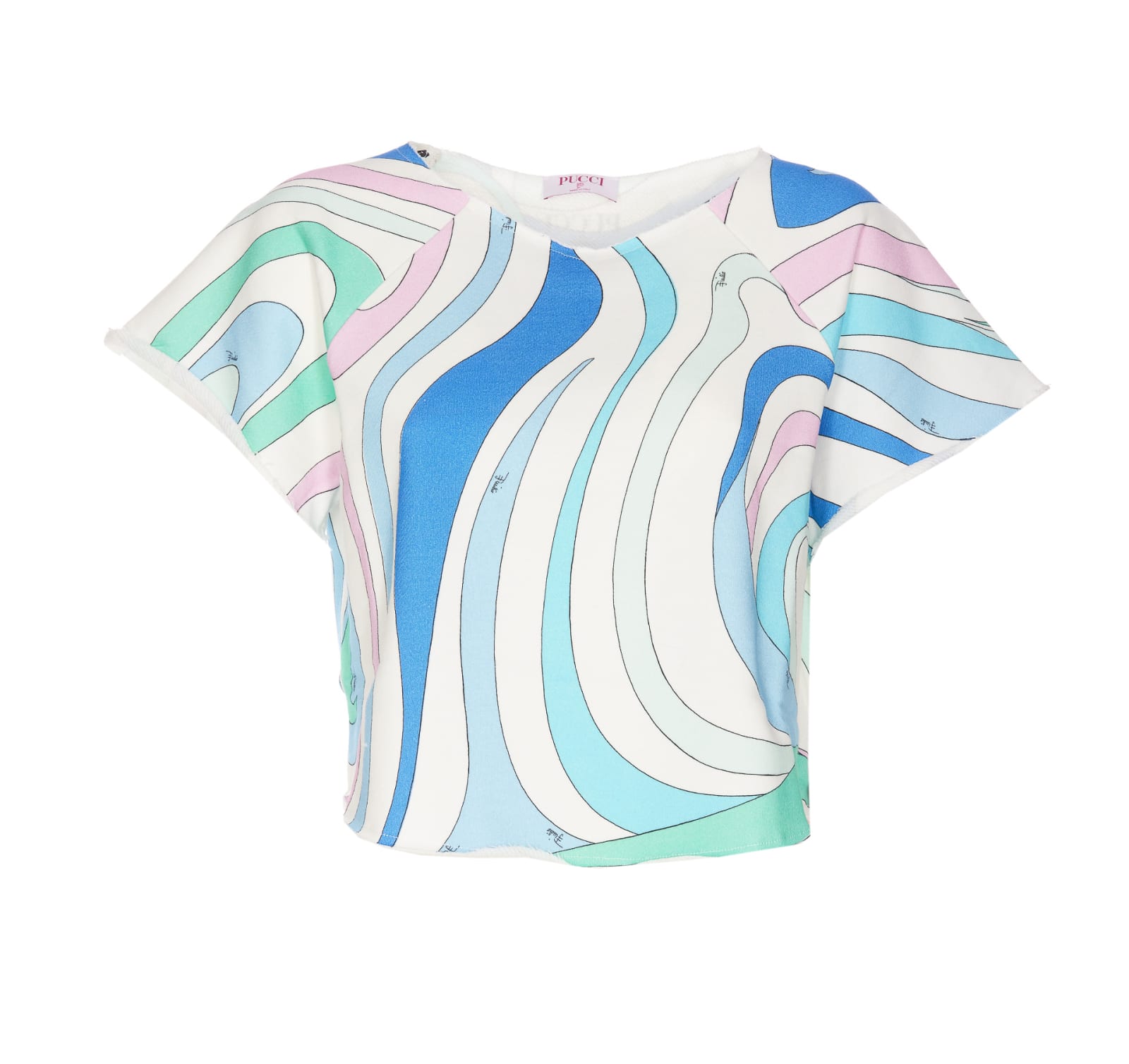 Shop Pucci Marmo Print T-shirt In Multicolour