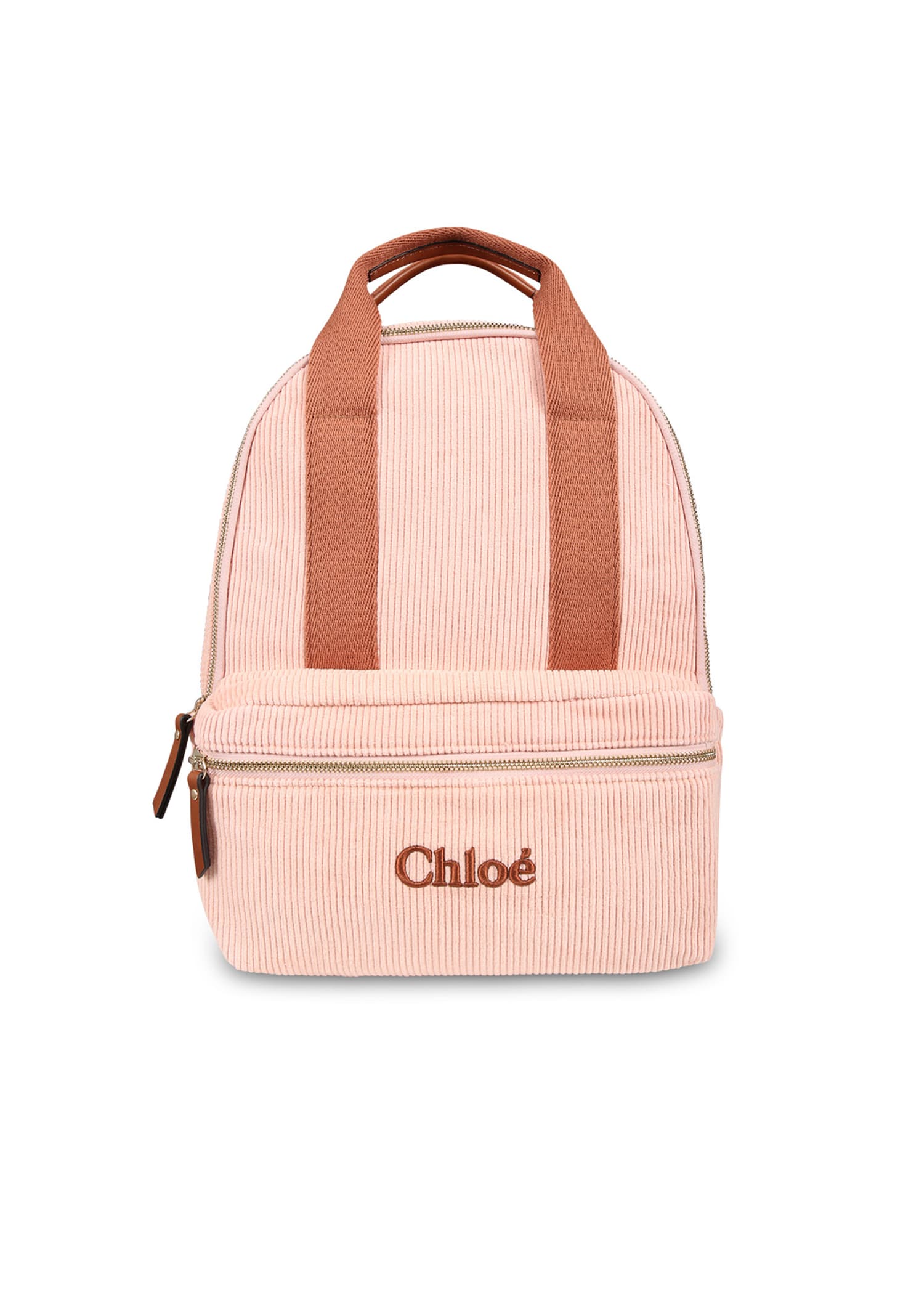 Chloé Pink Backpack For Girl With Logo - Backpacks - Compare