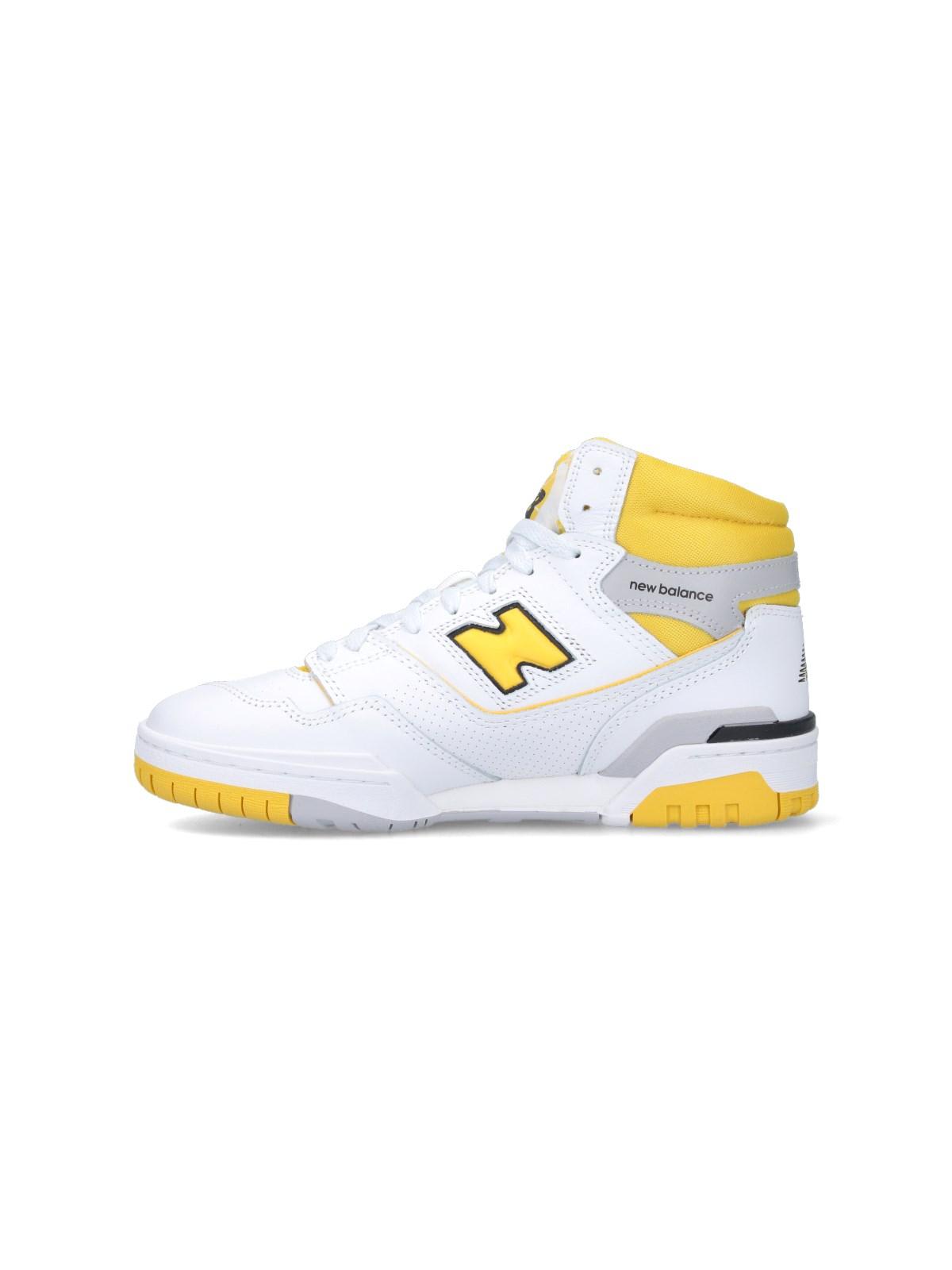 Shop New Balance High Bb 650 Sneakers In White