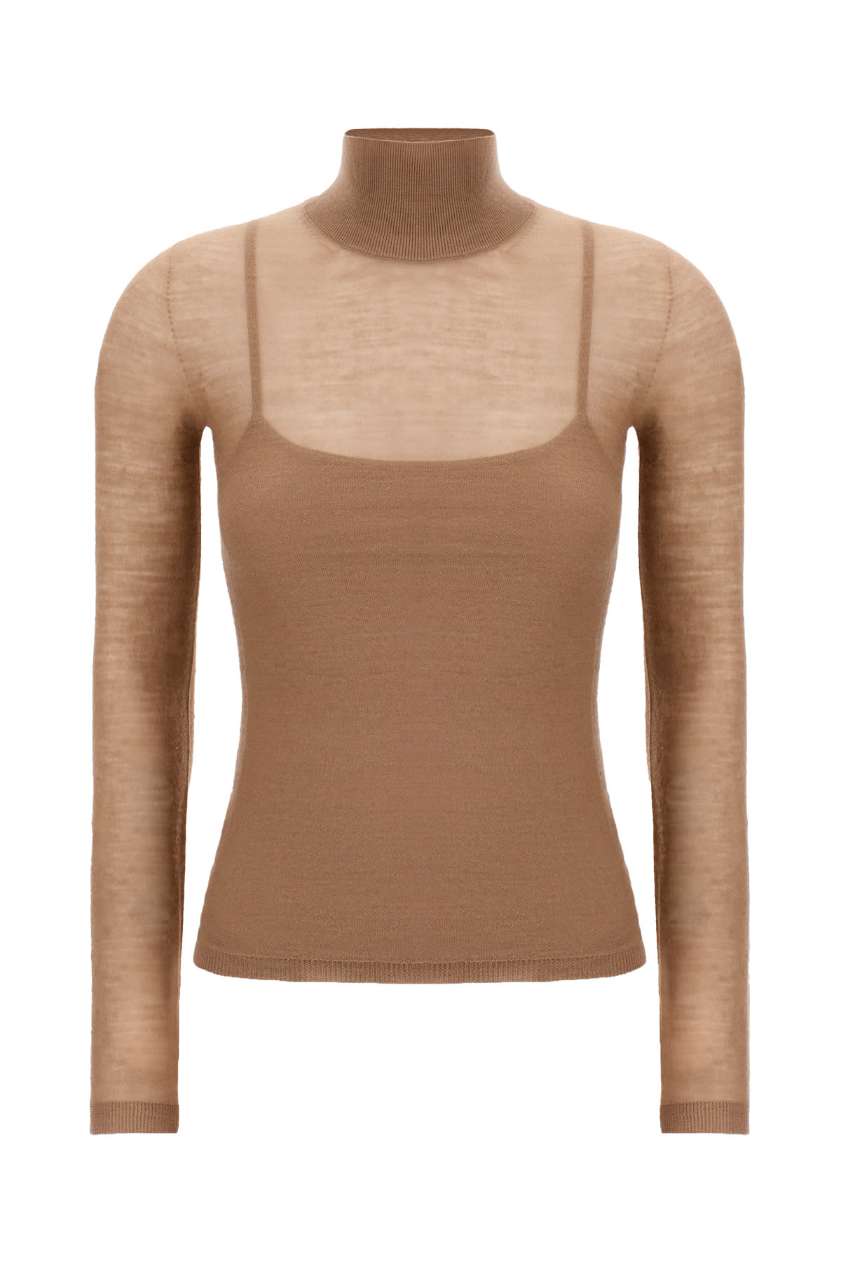 Shop Max Mara Biscuit Wool Sweater In 005