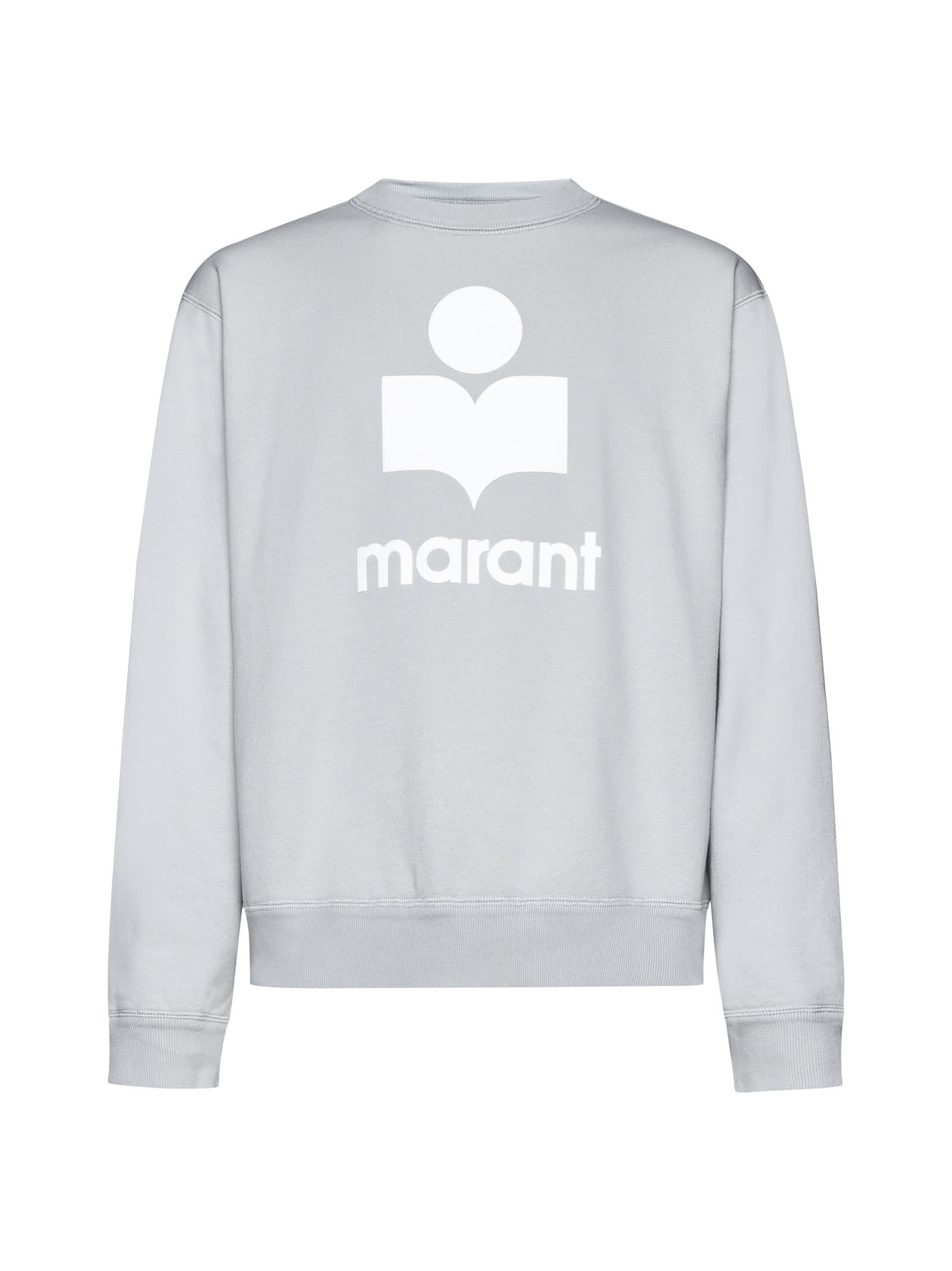 Shop Isabel Marant Sweater In Light Blue/ecru