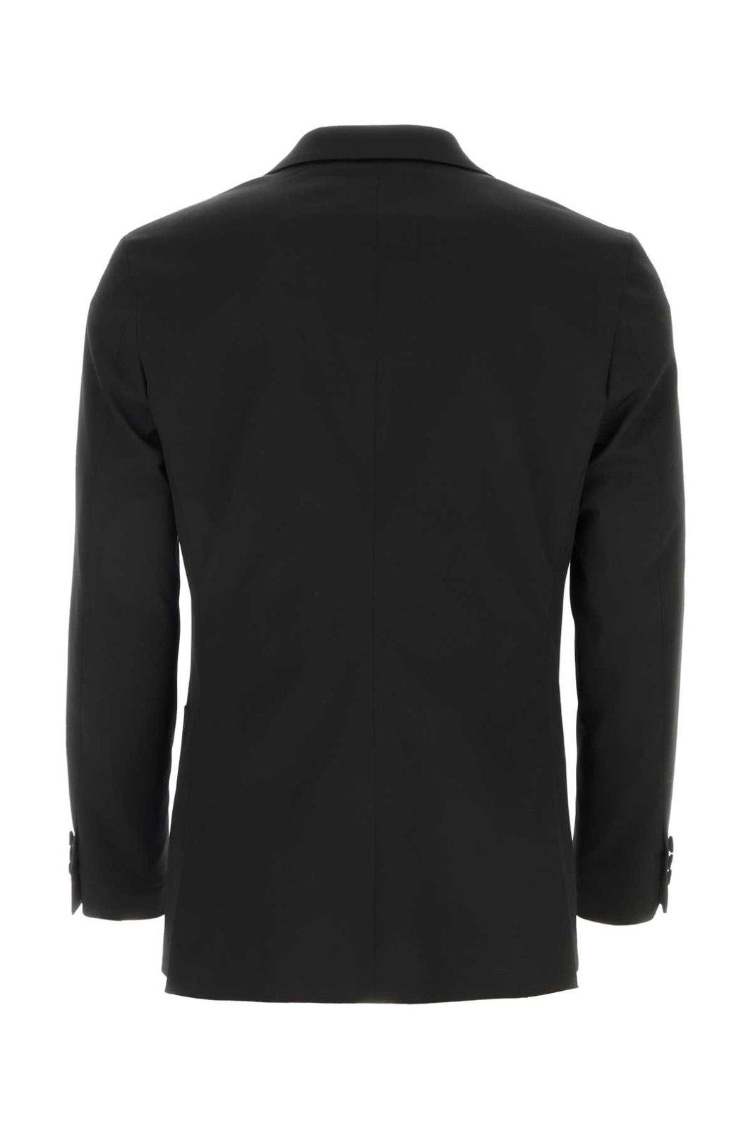 Shop Palm Angels Single-breasted Tailored Blazer In Black Black