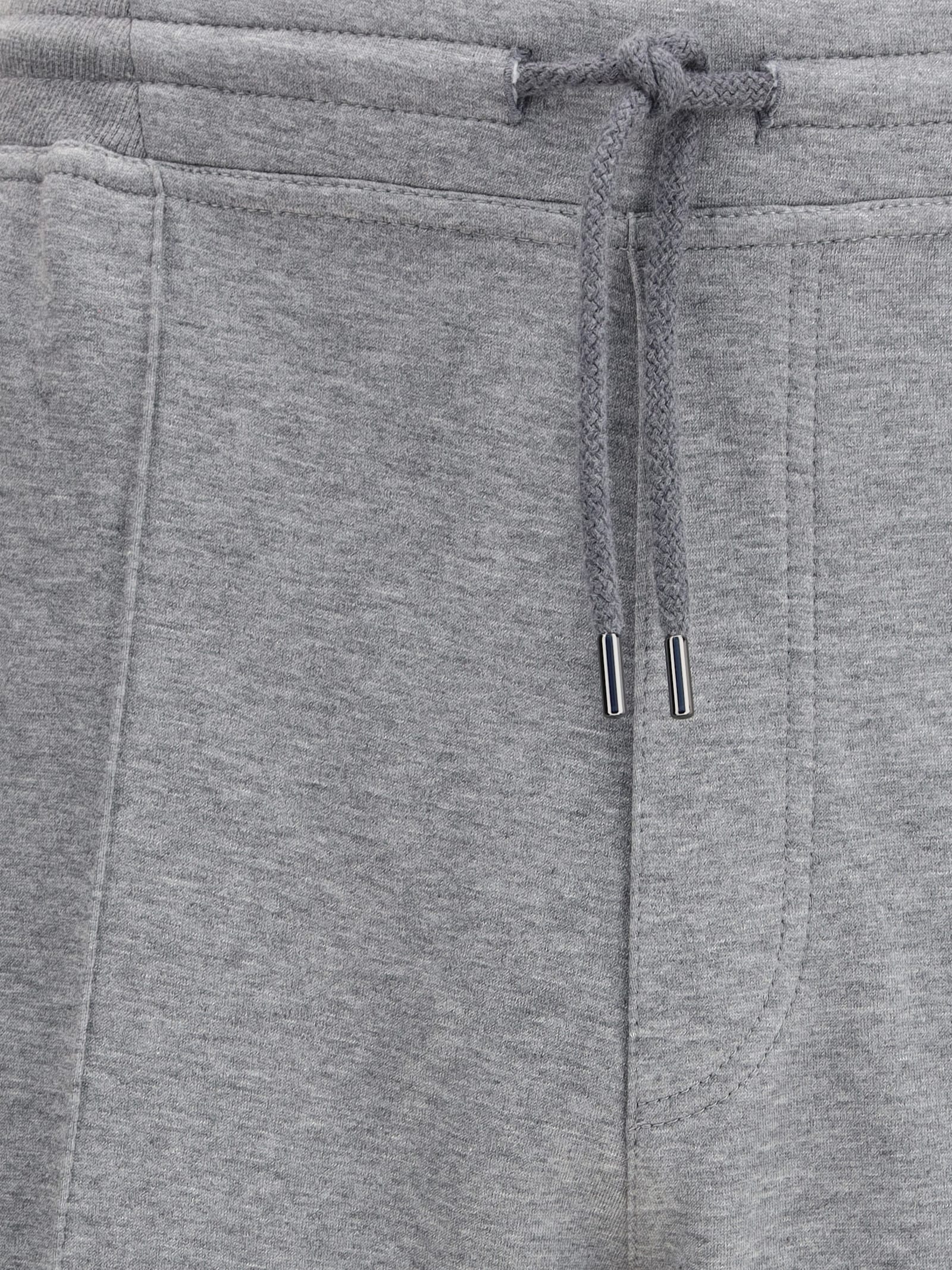 Brunello Cucinelli Cotton And Cashmere Blend Sweatpants With Silk