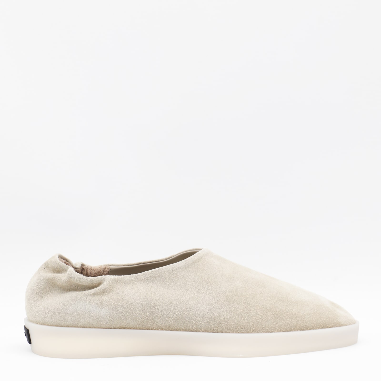 Beige Leather Loafers