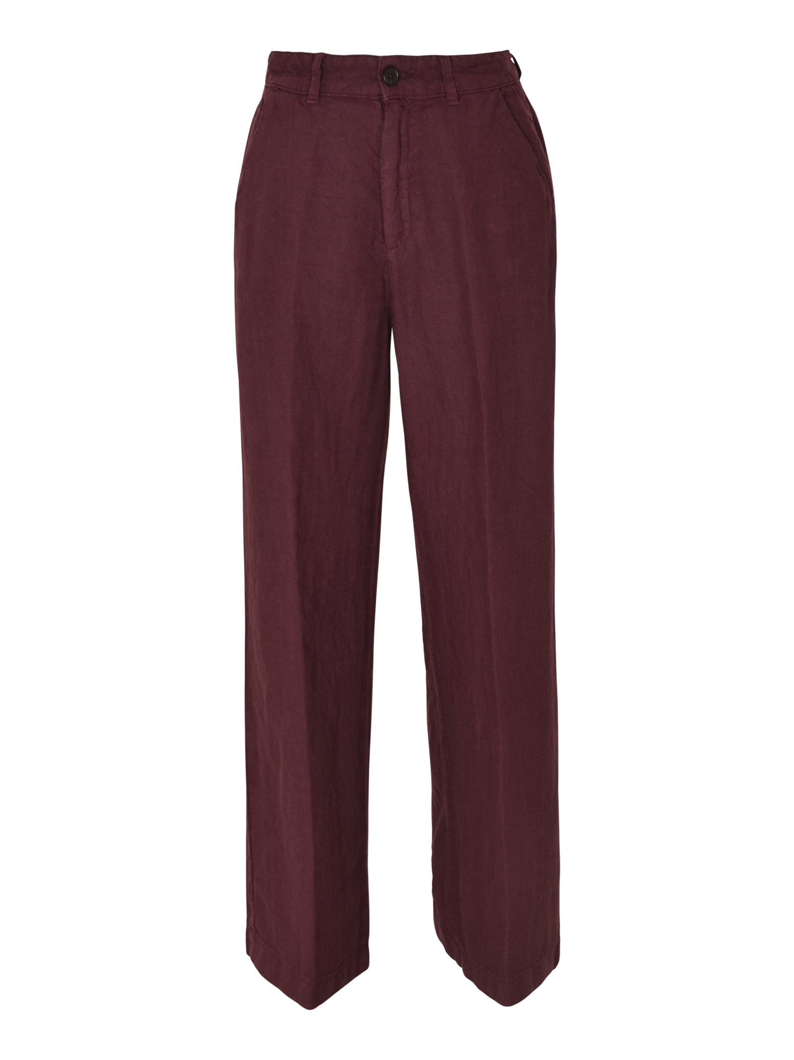 Button Straight Trousers