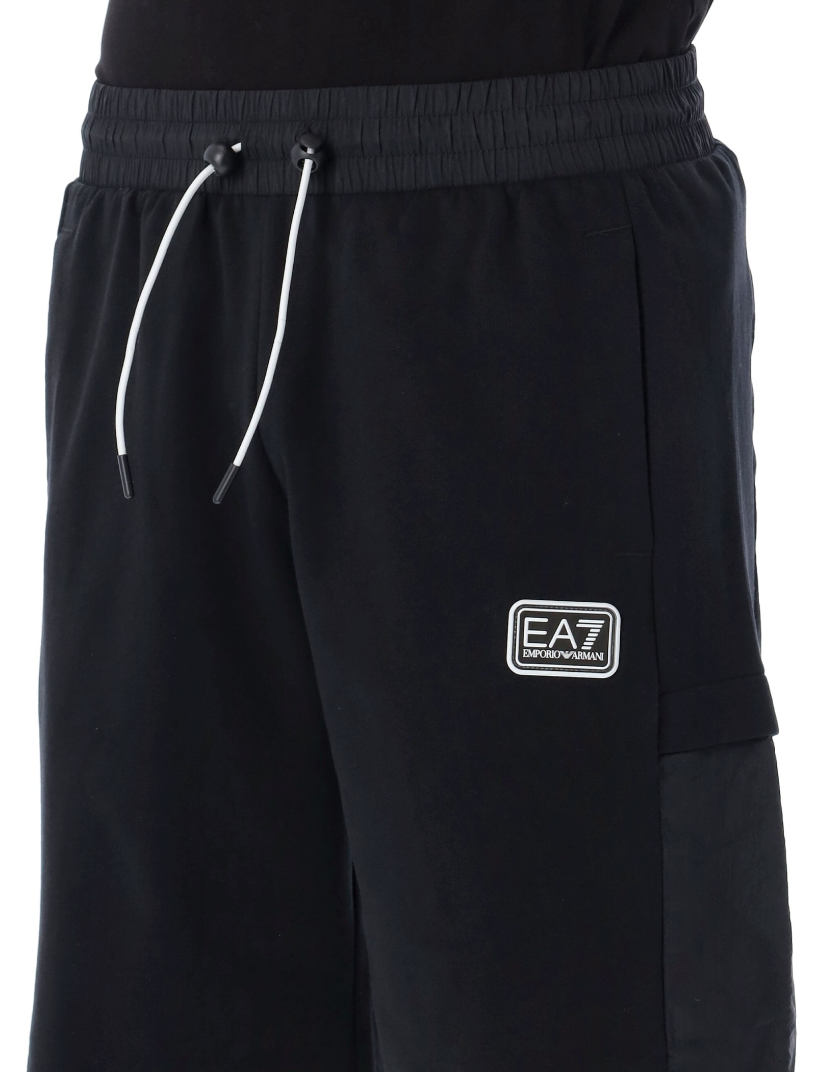 Ea7 Shorts In Black