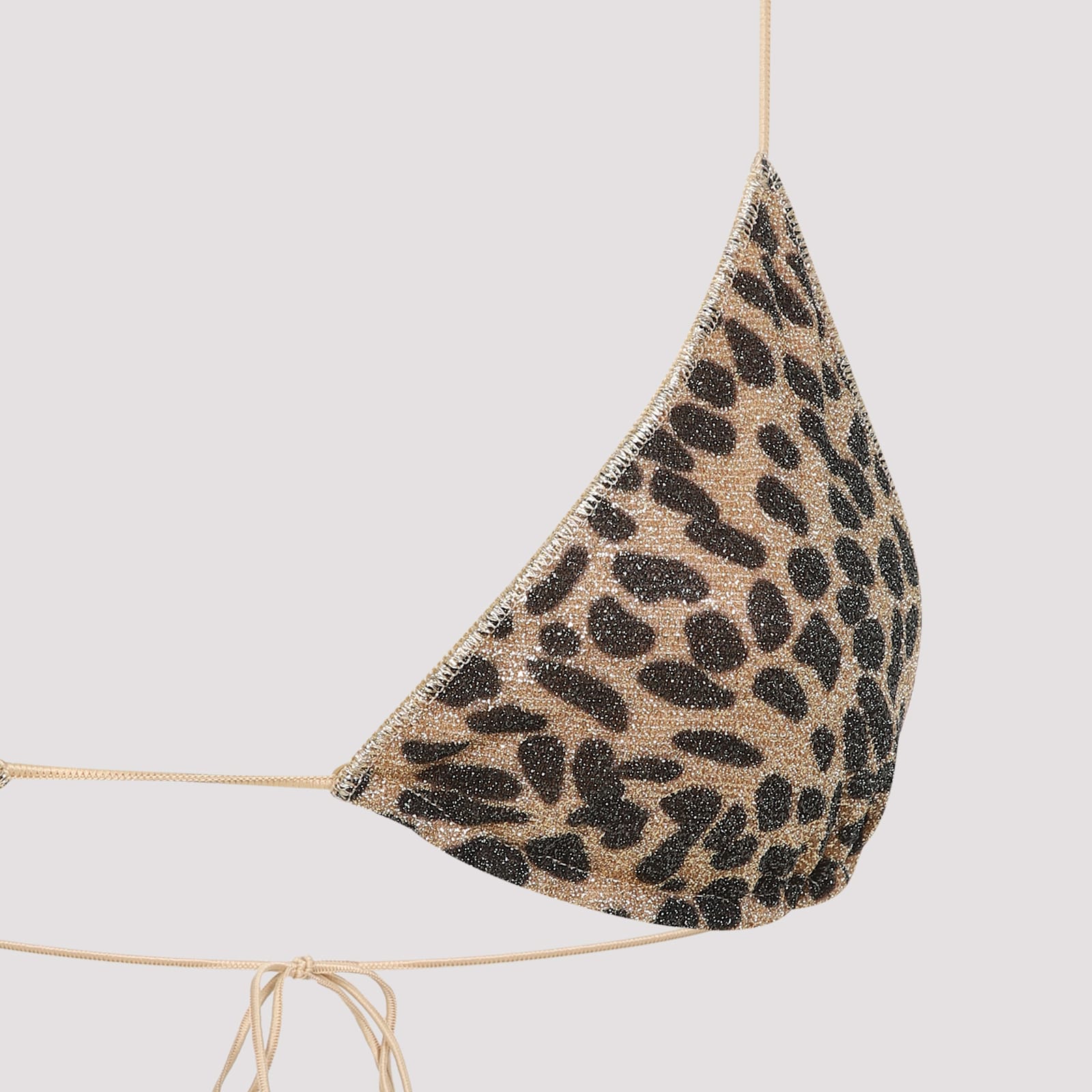 Shop Oseree Animalier Lumiere Bikini In Leopard