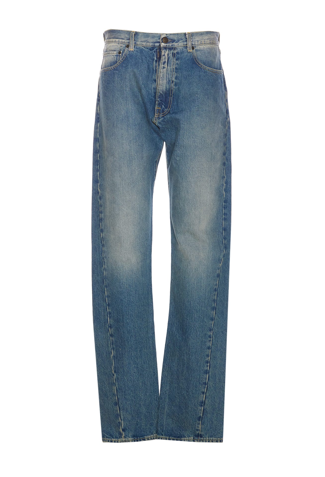 Shop Maison Margiela Jeans In Blue