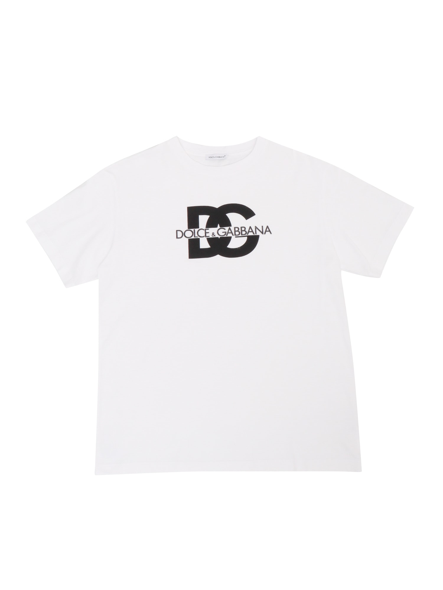 Shop Dolce & Gabbana D&g Childrens T-shirt In White