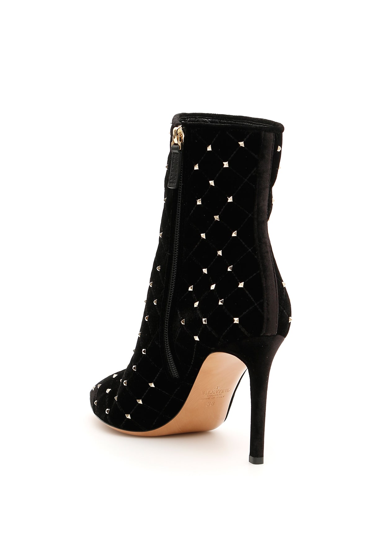 valentino rockstud spike boots