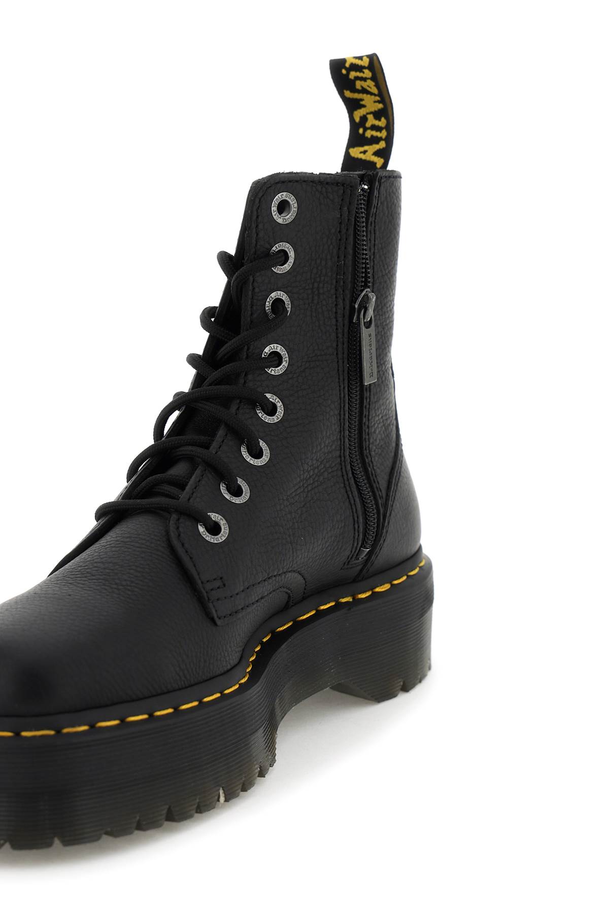 Shop Dr. Martens' Jadon Iii Combat Boots In Black (black)