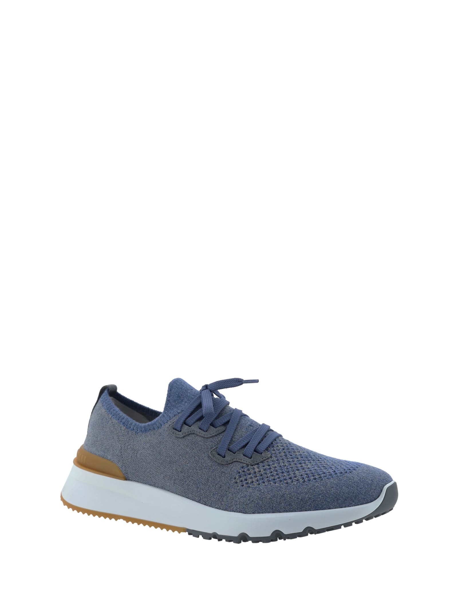 Shop Brunello Cucinelli Sneakers In Blue