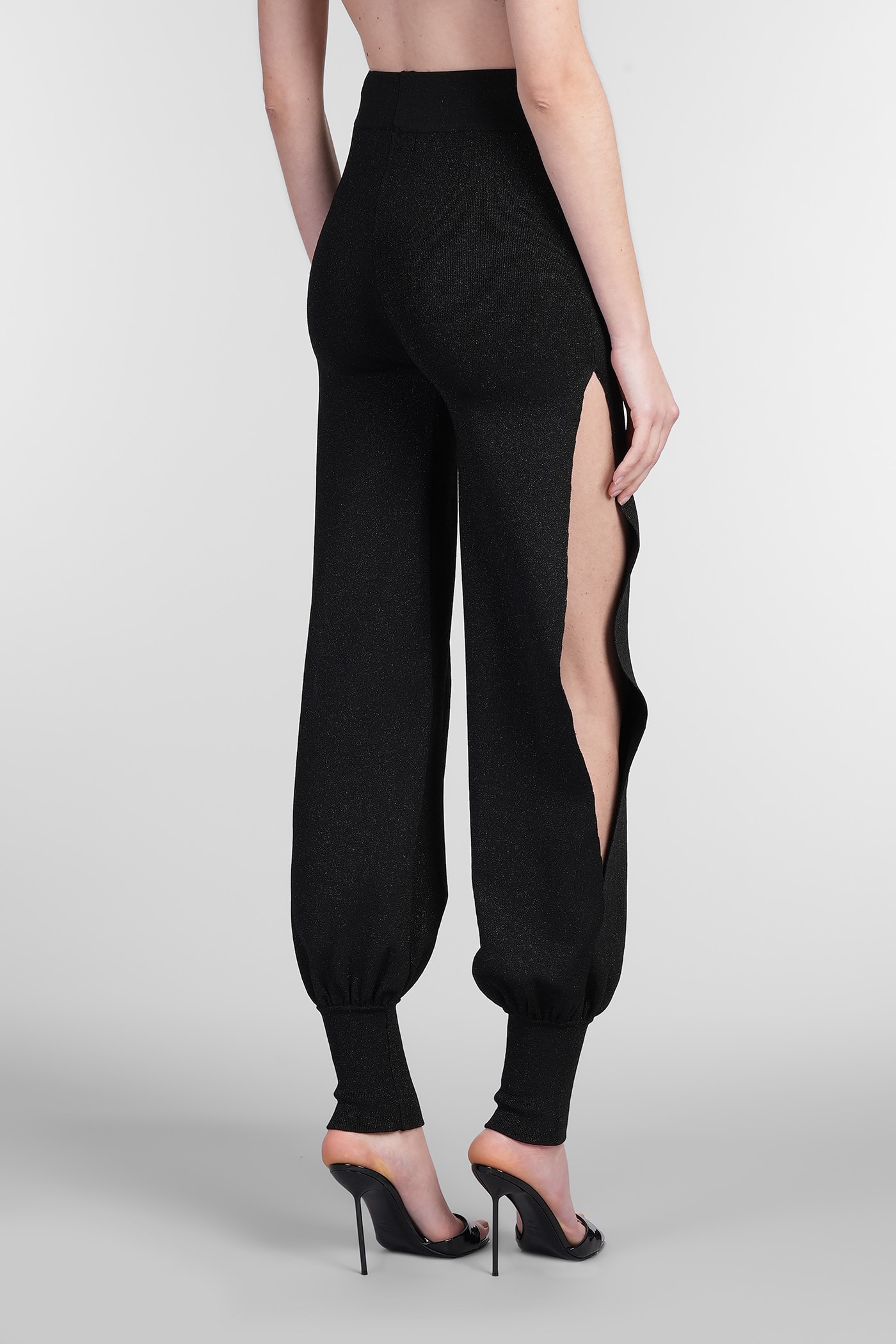 Andreädamo Pants In Black Polyester In Black