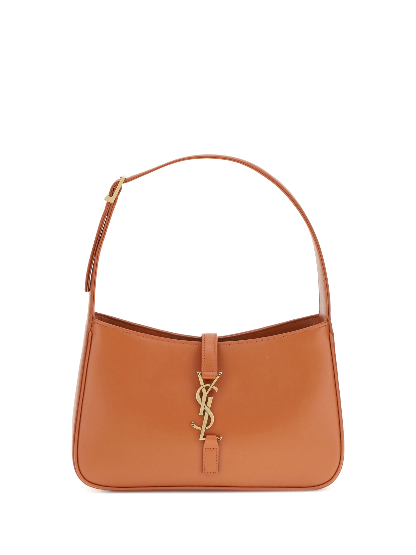Saint Laurent Hobo Shoulder Bag In Orange