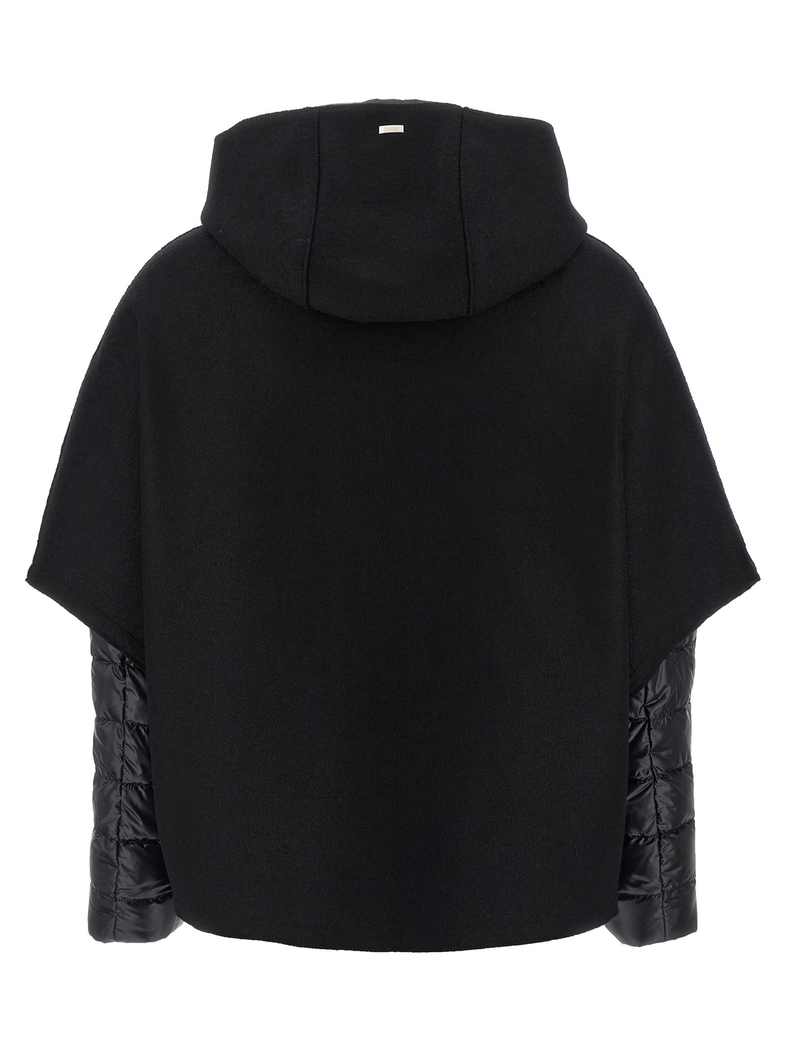 Herno Double Layered Down Jacket In Black