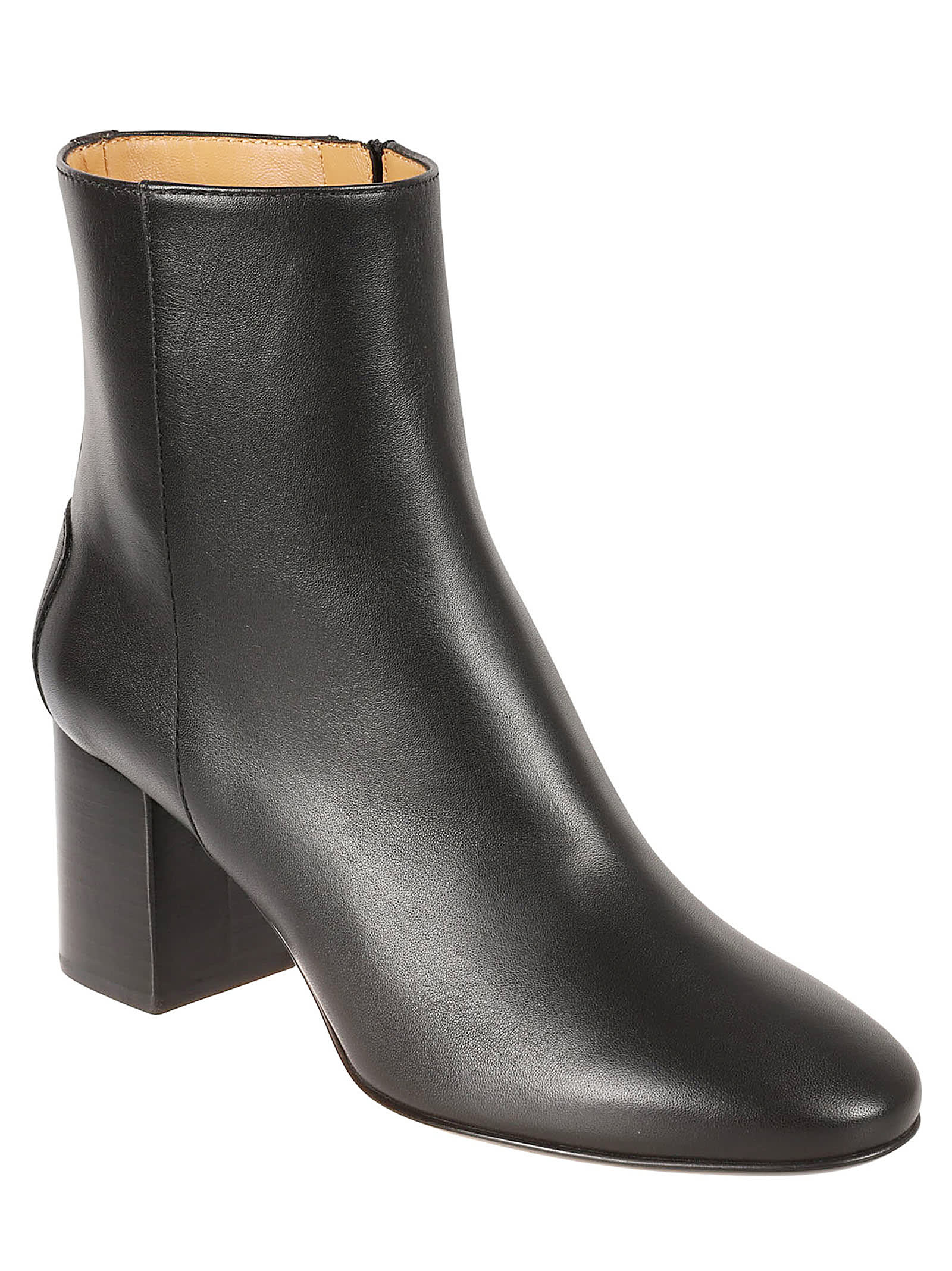 Shop Tod's H70 Ankle Boots In Cuoio/black