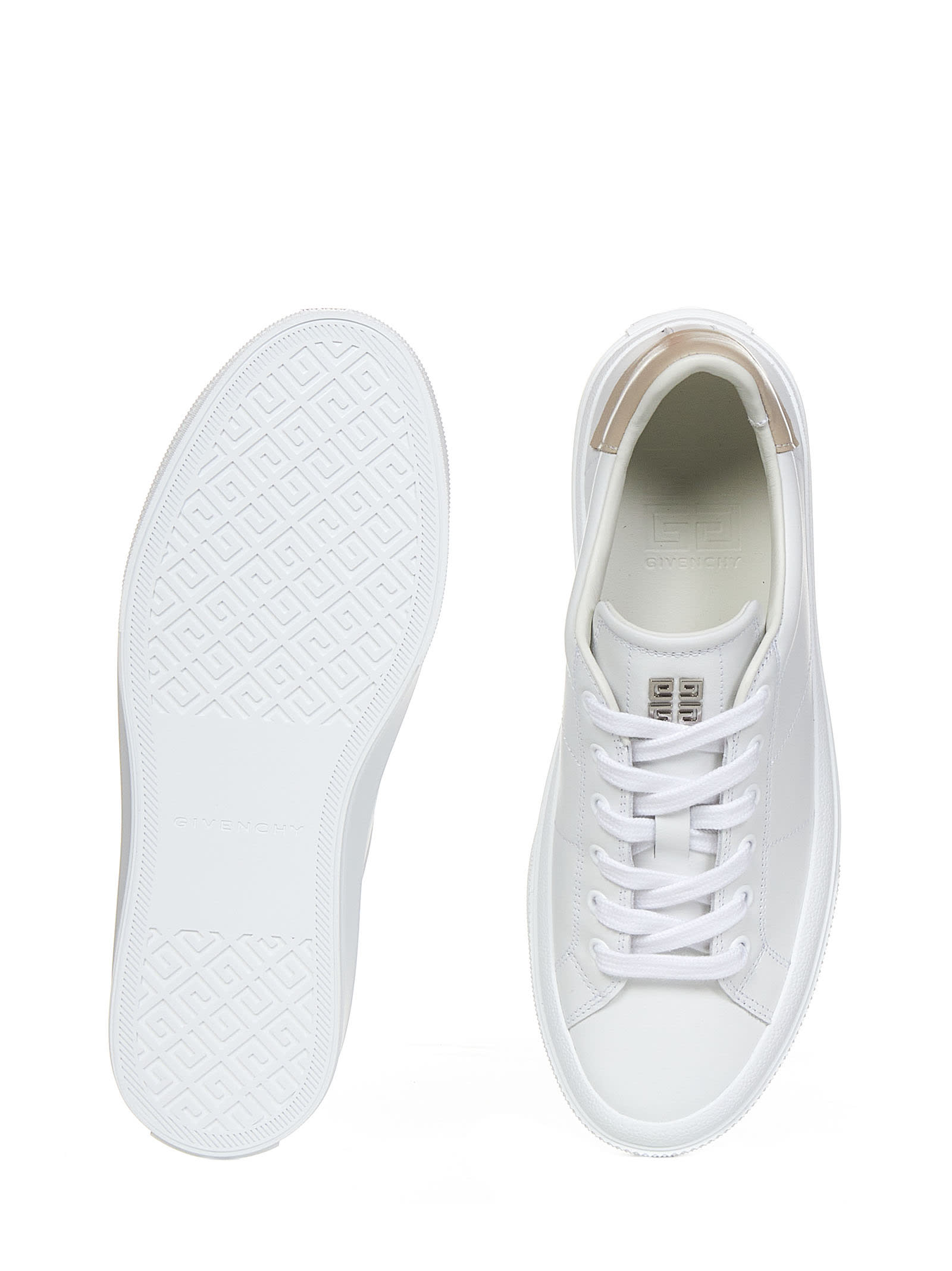 Shop Givenchy City Sneakers In Beige