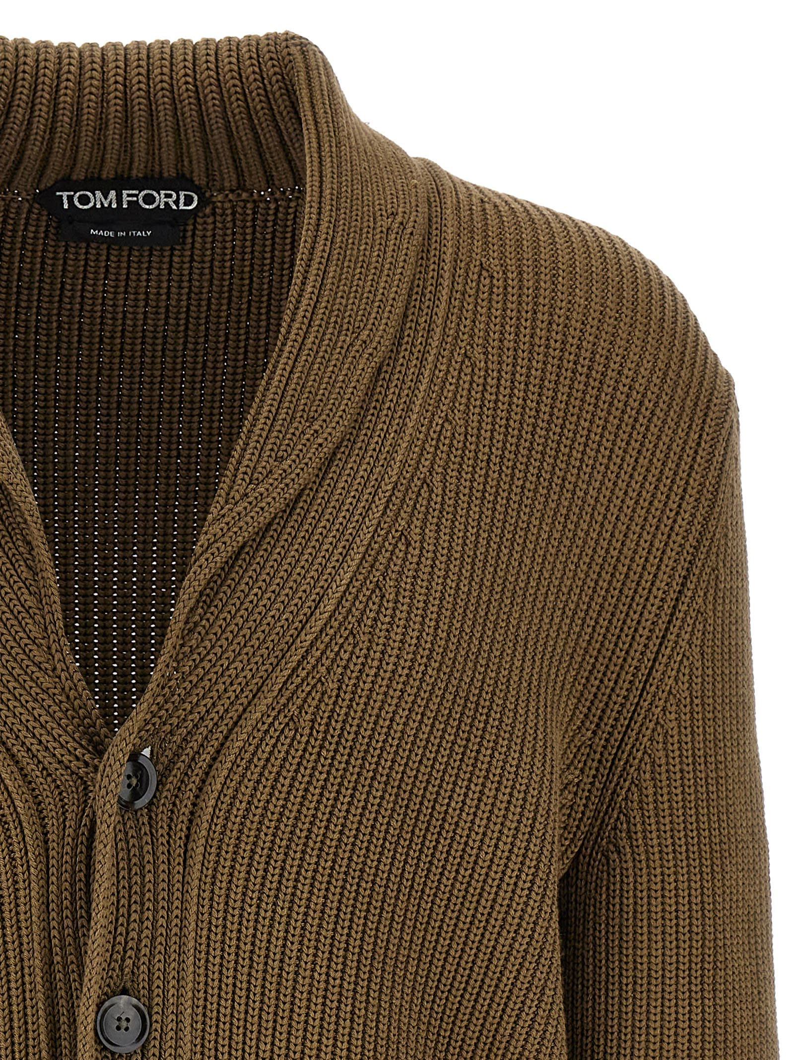 TOM FORD WOOL SILK CARDIGAN